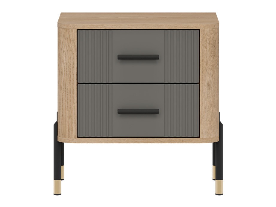 Noćni ormarić Flosora 140 (Siva)