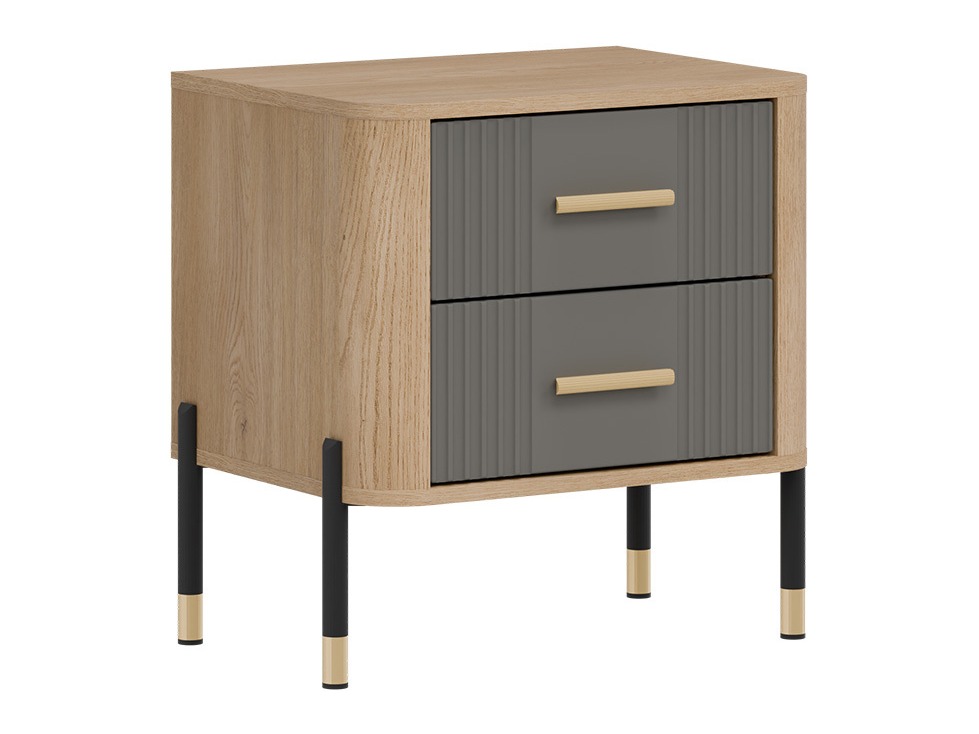 Noćni ormarić Flosora 140 (Siva)