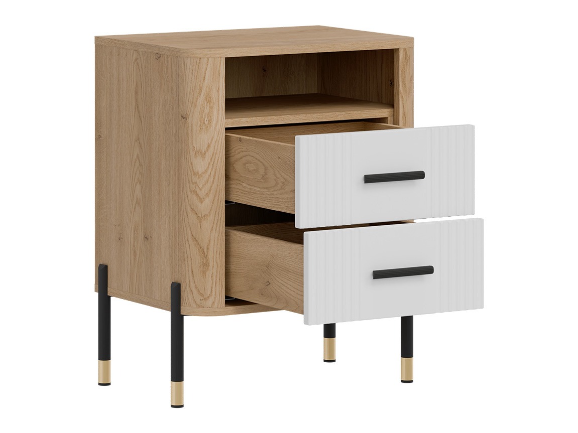 Noćni ormarić Flosora 142 (Bijela)