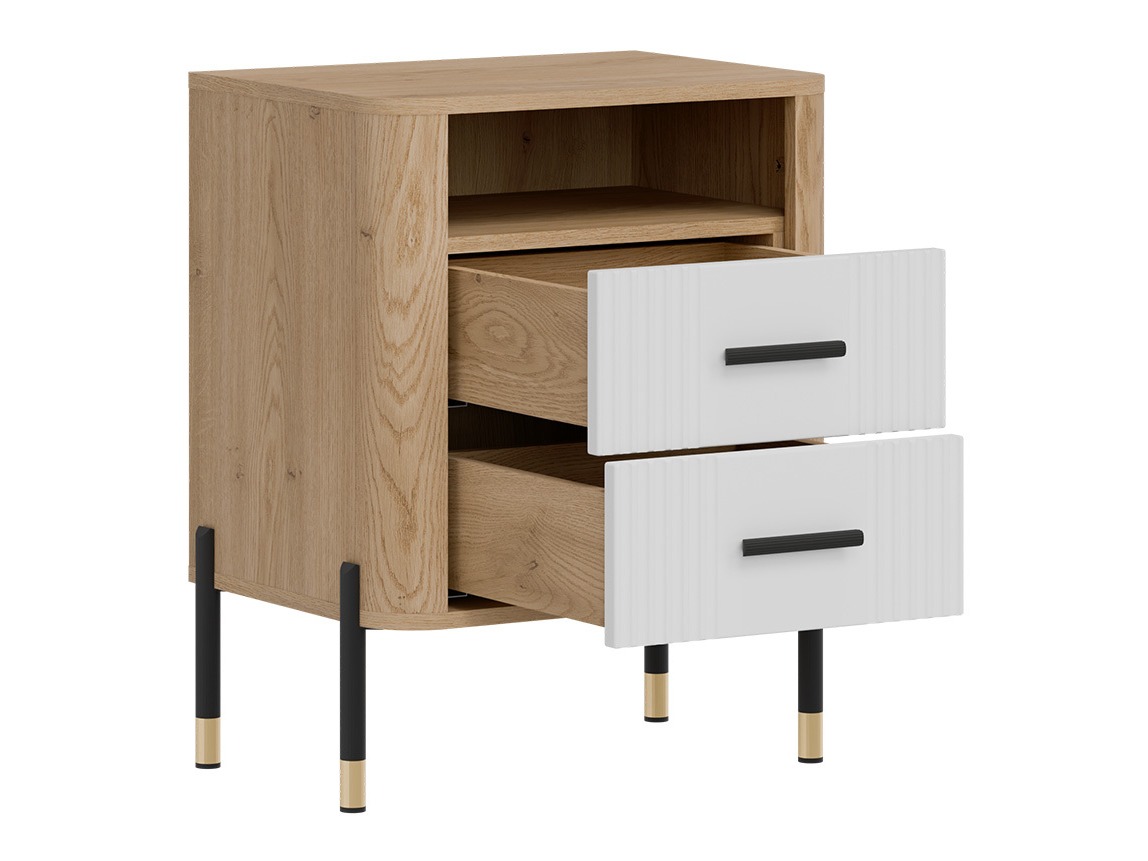 Noćni ormarić Flosora 142 (Bijela)