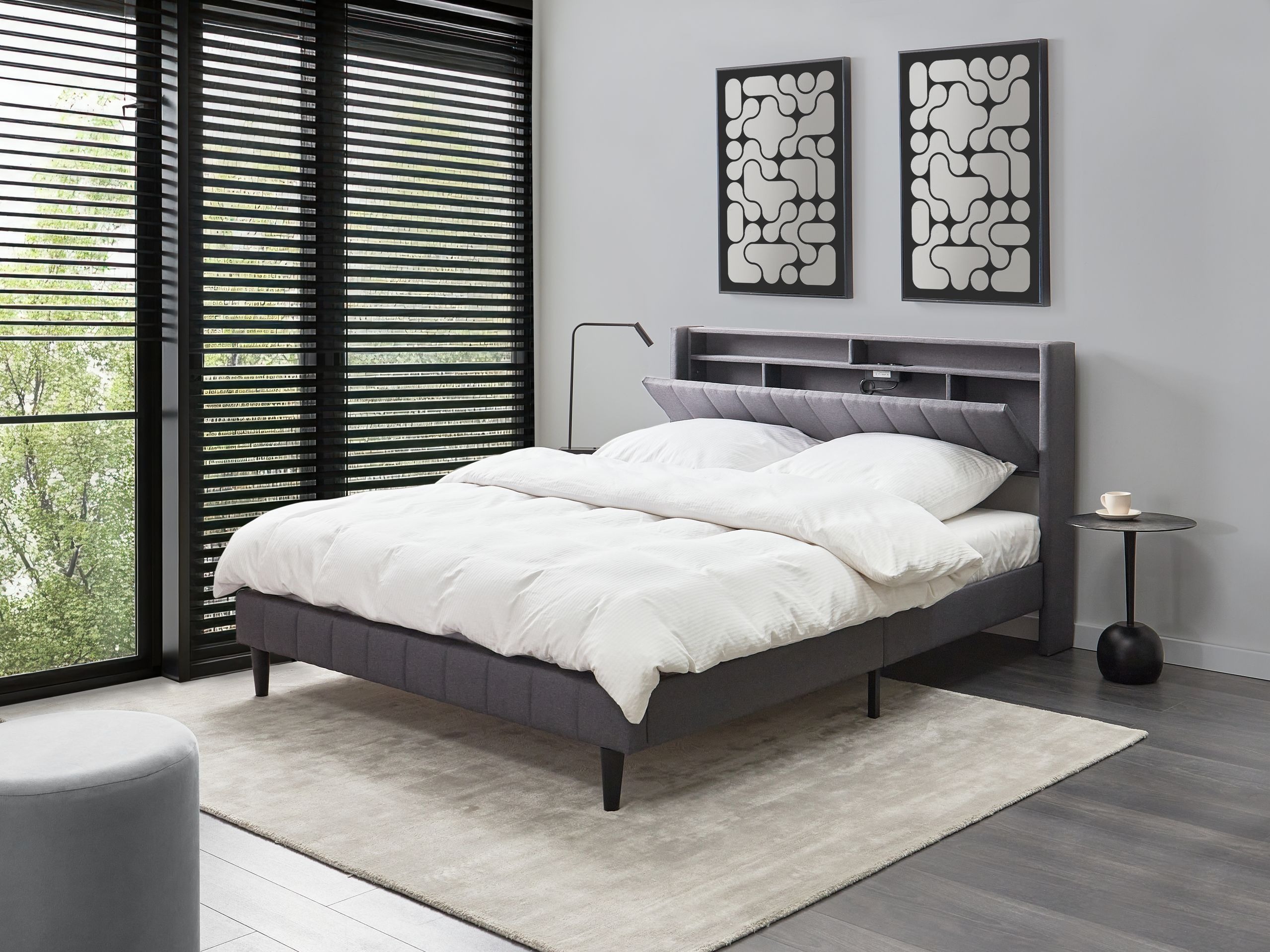 Krevet Berwyn 2804 (Siva)