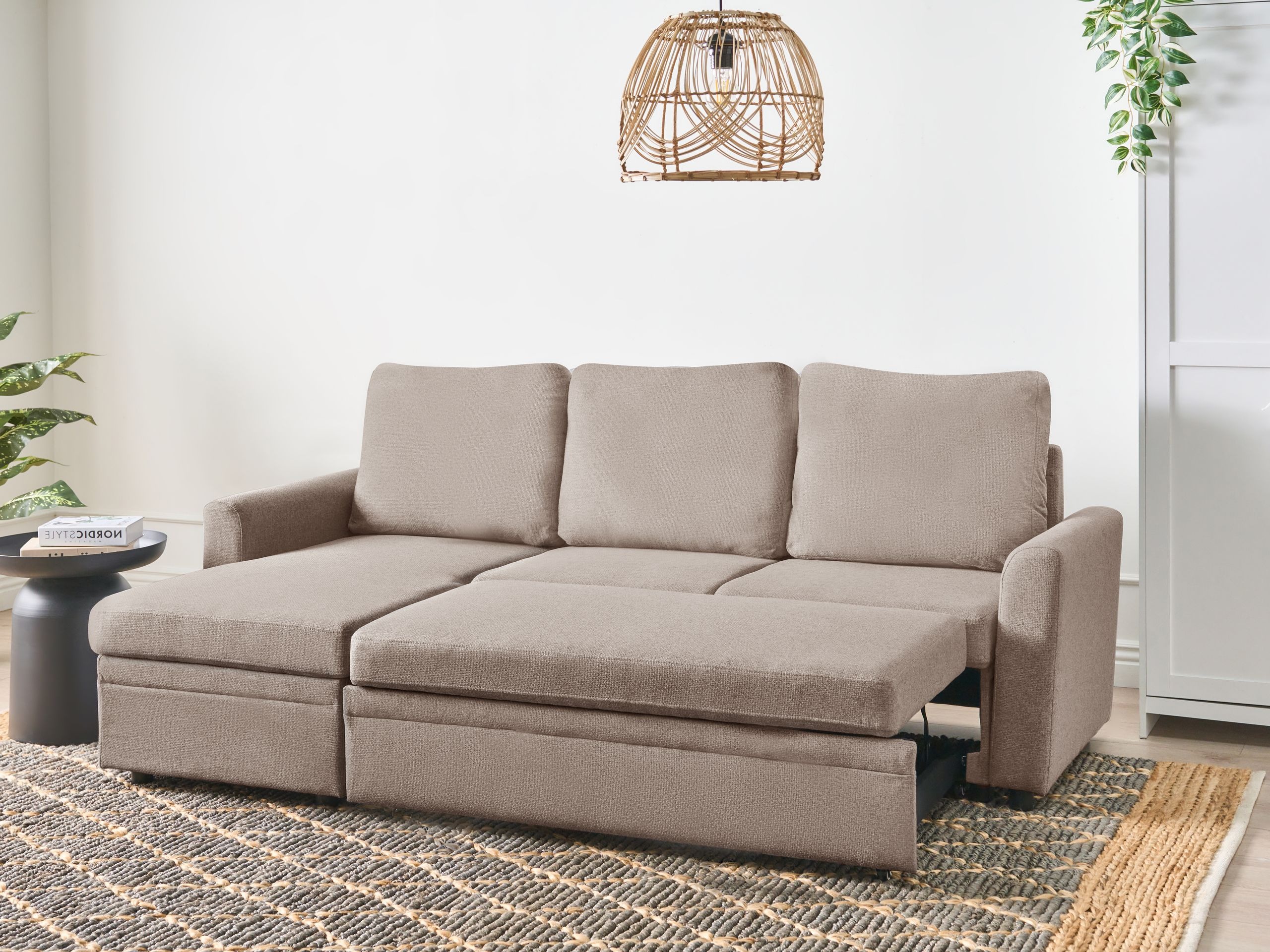 Kutna garnitura Berwyn 2805 (Svijetlo smeđa)