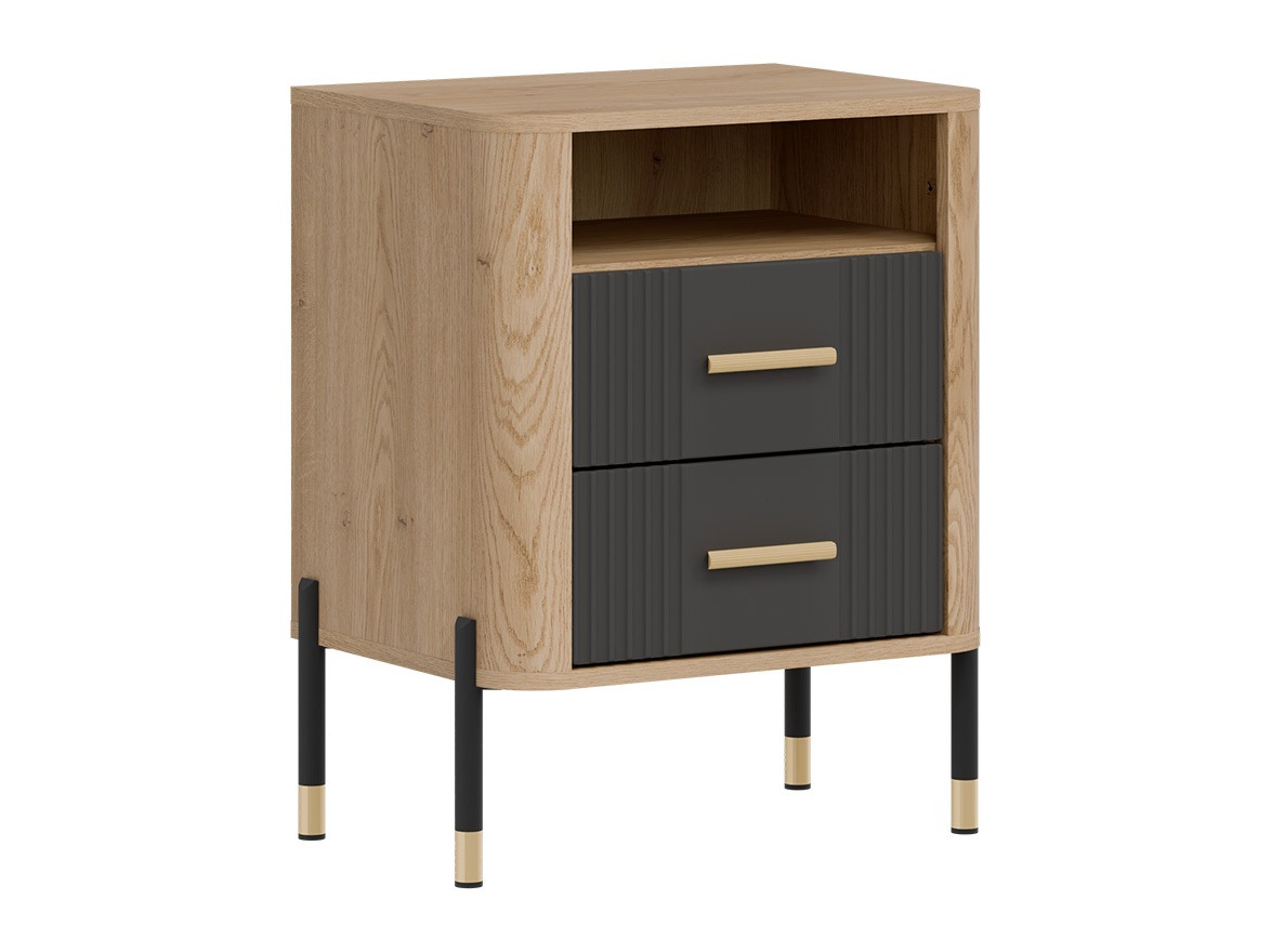 Noćni ormarić Flosora 142 (Antracit)
