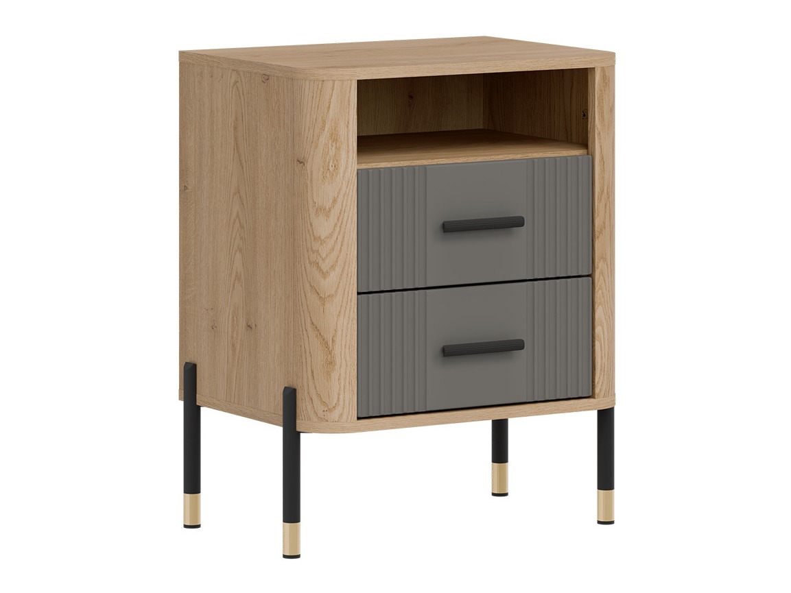 Noćni ormarić Flosora 142 (Siva)