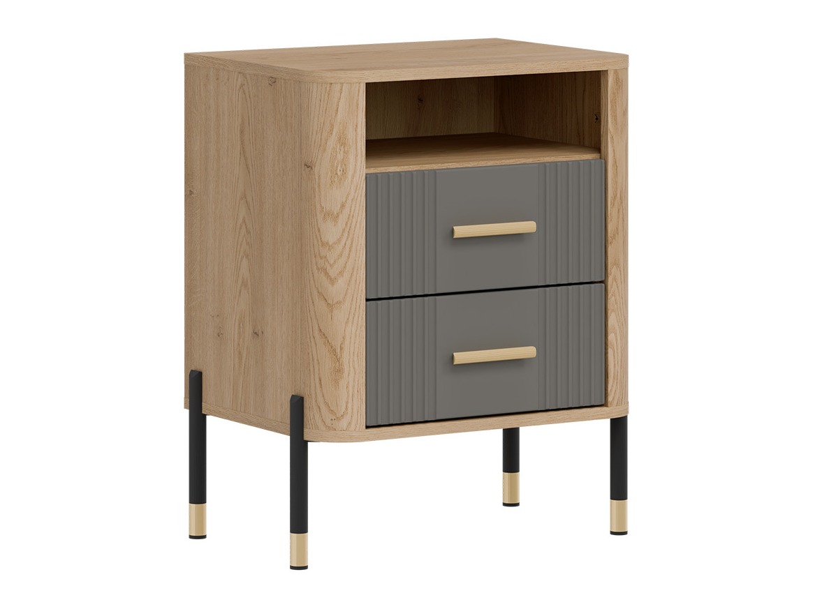 Noćni ormarić Flosora 142 (Siva)