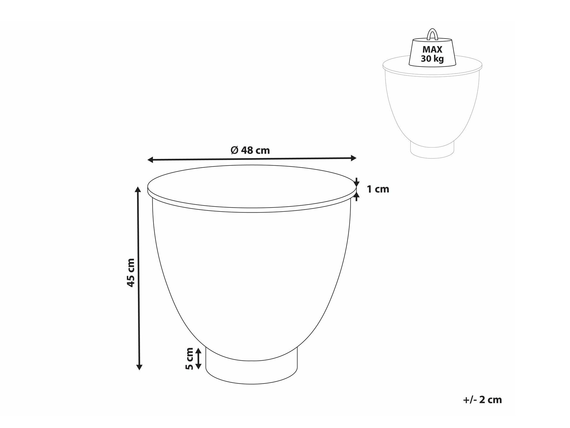 Pomoćni stol Berwyn 2808