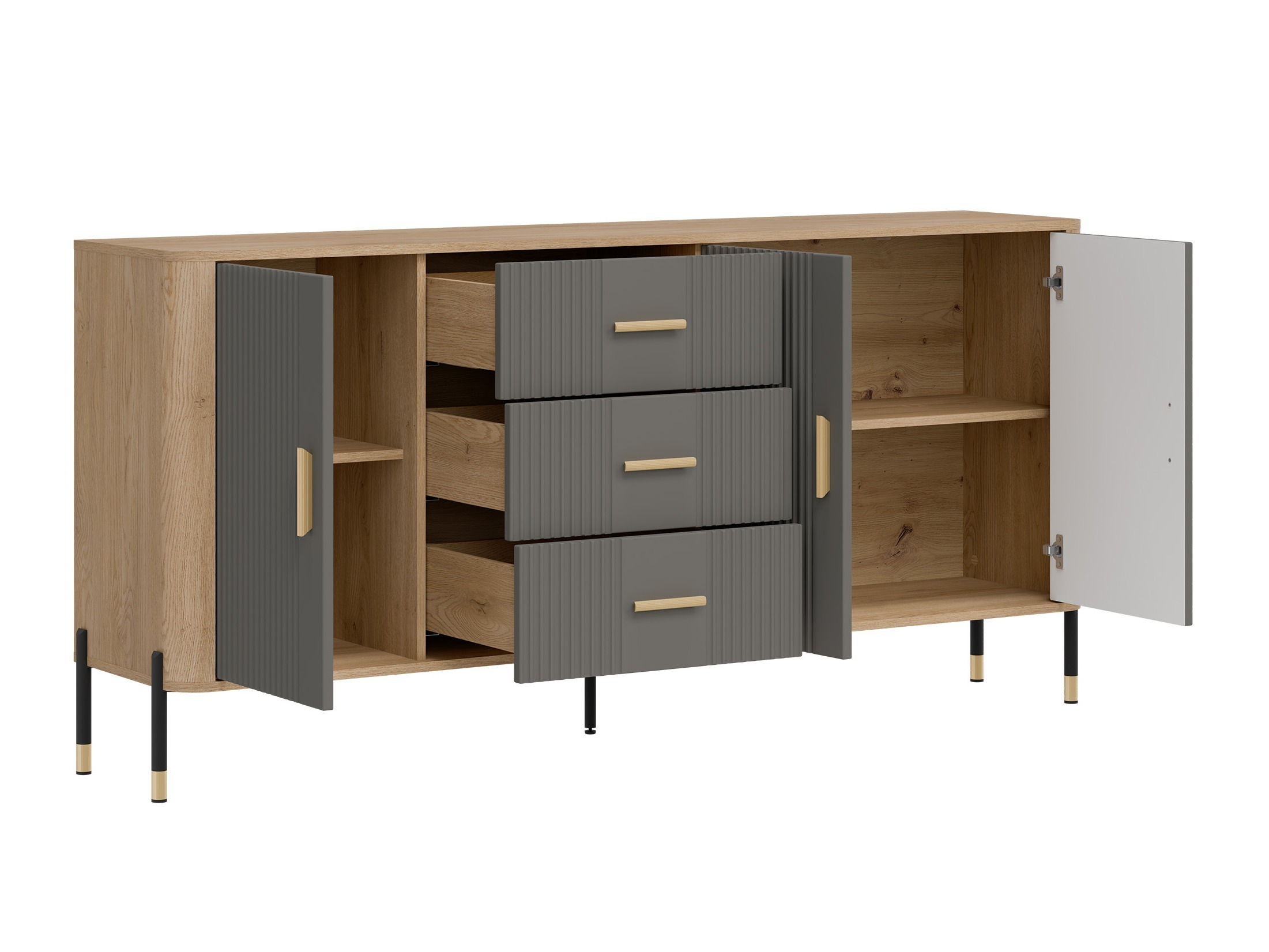 Set za dnevni boravak Flosora 147 (Siva)