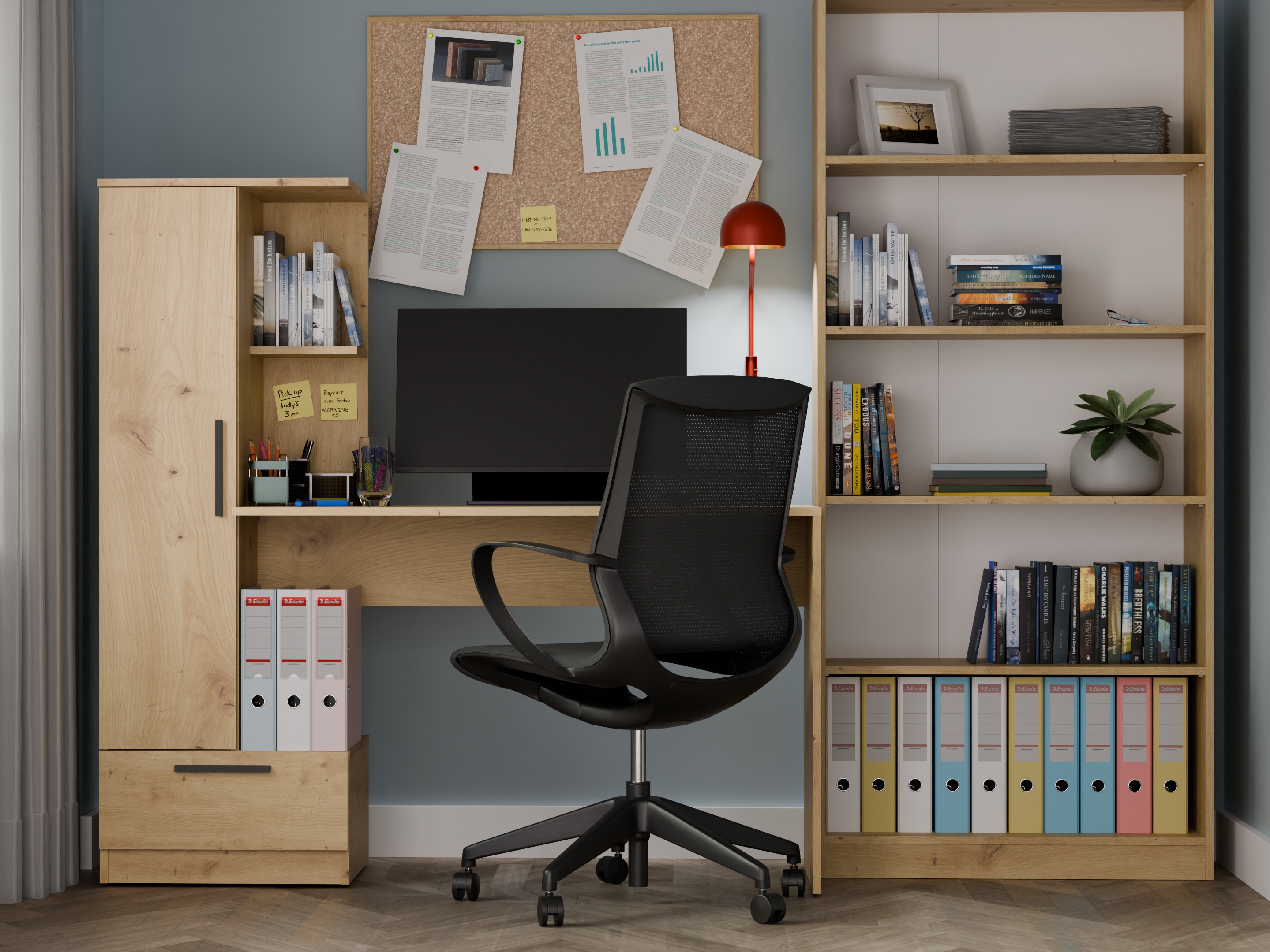 Uredski stol Mandeville 321 (Hrast Artisan)