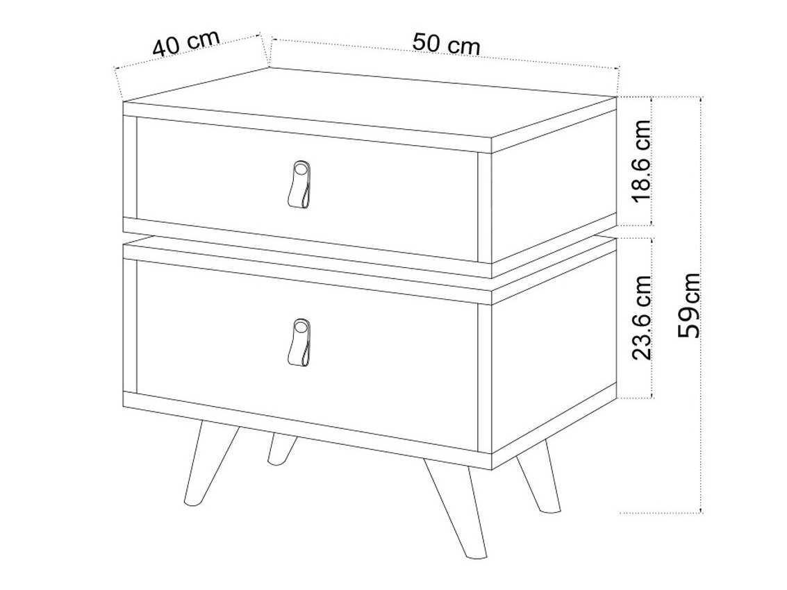 Noćni ormarić Kailua 2654