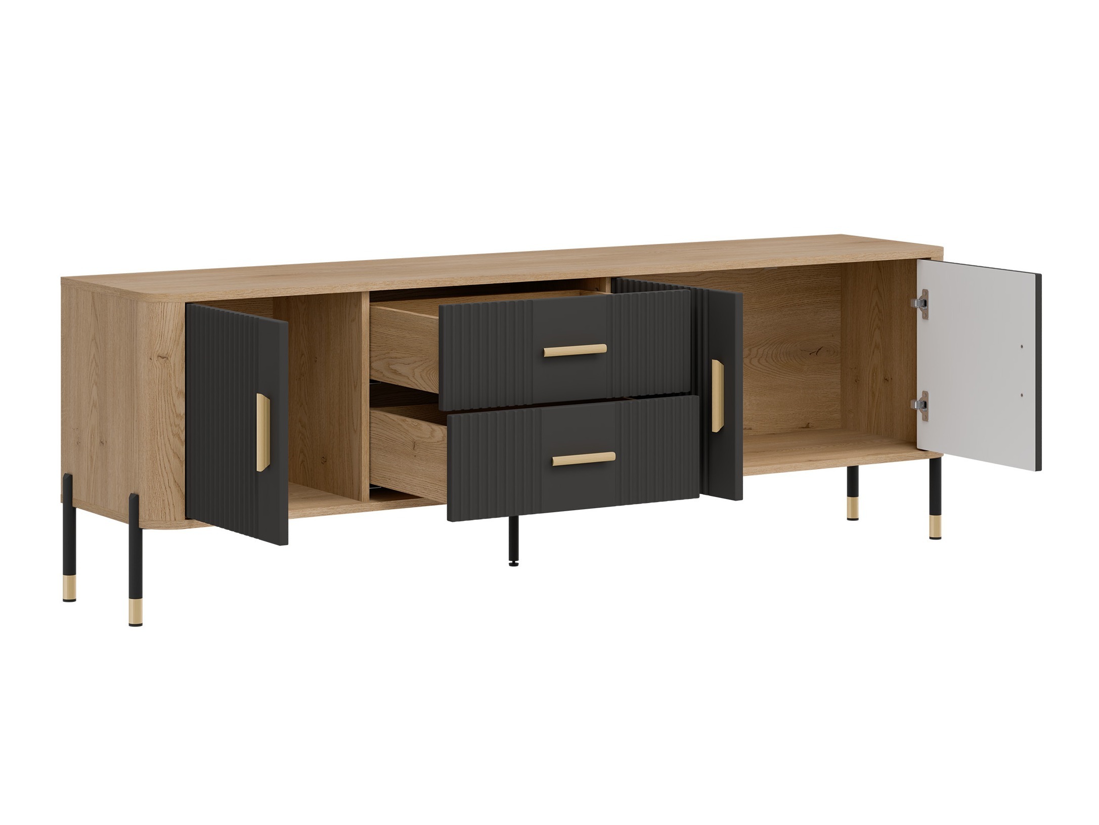 Set za dnevni boravak Flosora 148 (Antracit)
