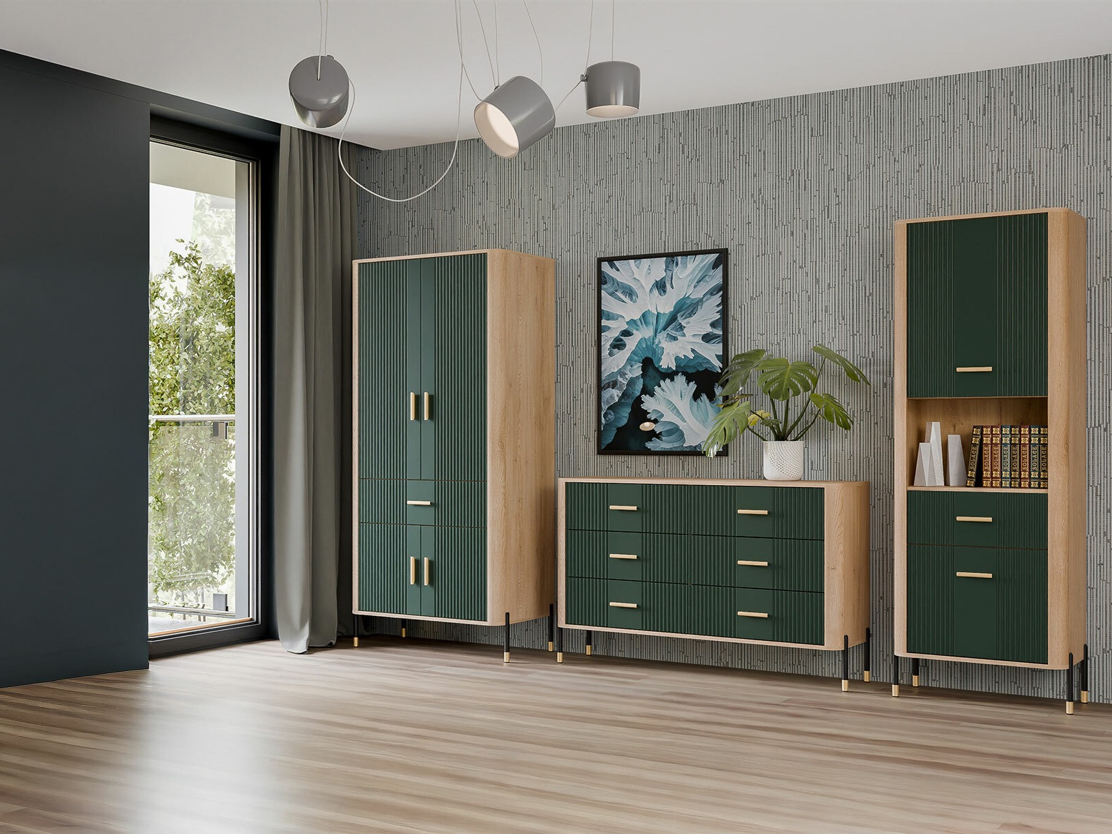 Set za dnevni boravak Flosora 149 (Zelena)