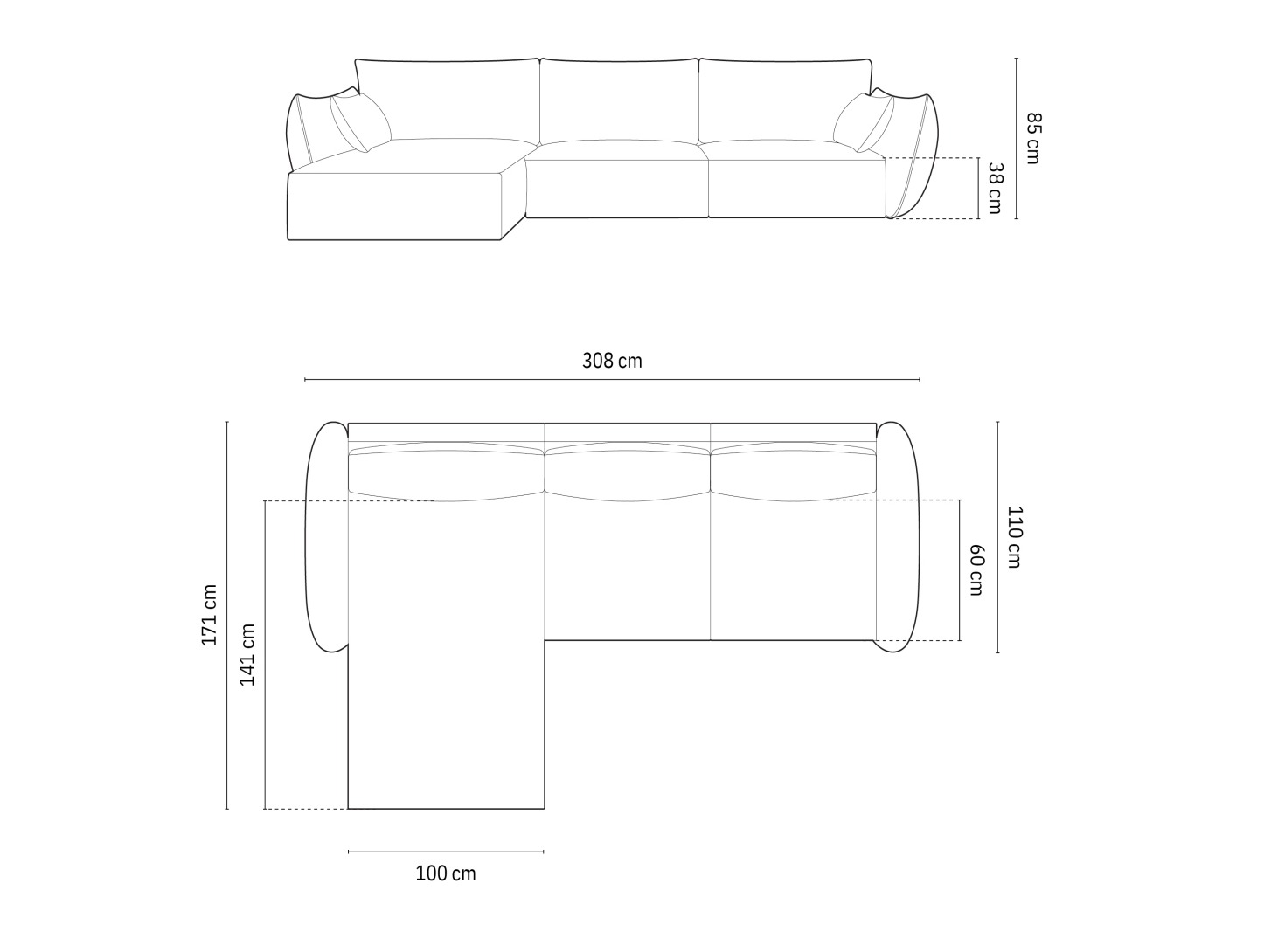 Kutna garnitura Belenoe 105 (Bluvel 19)