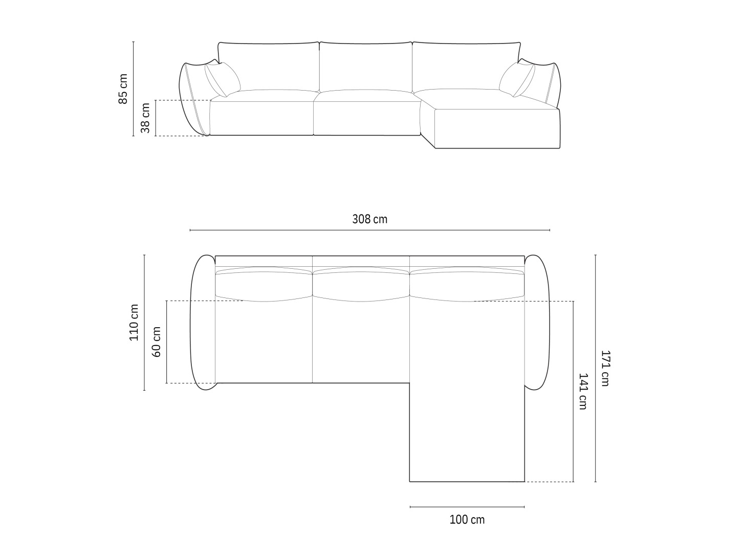 Kutna garnitura Belenoe 105 (Bluvel 78)
