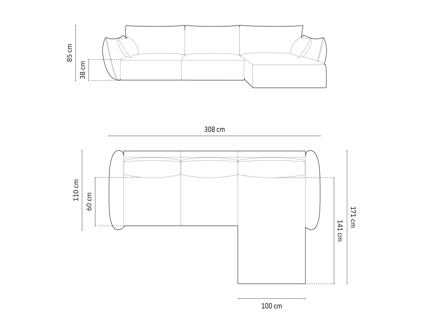 Kutna garnitura Belenoe 105 (Bluvel 86)