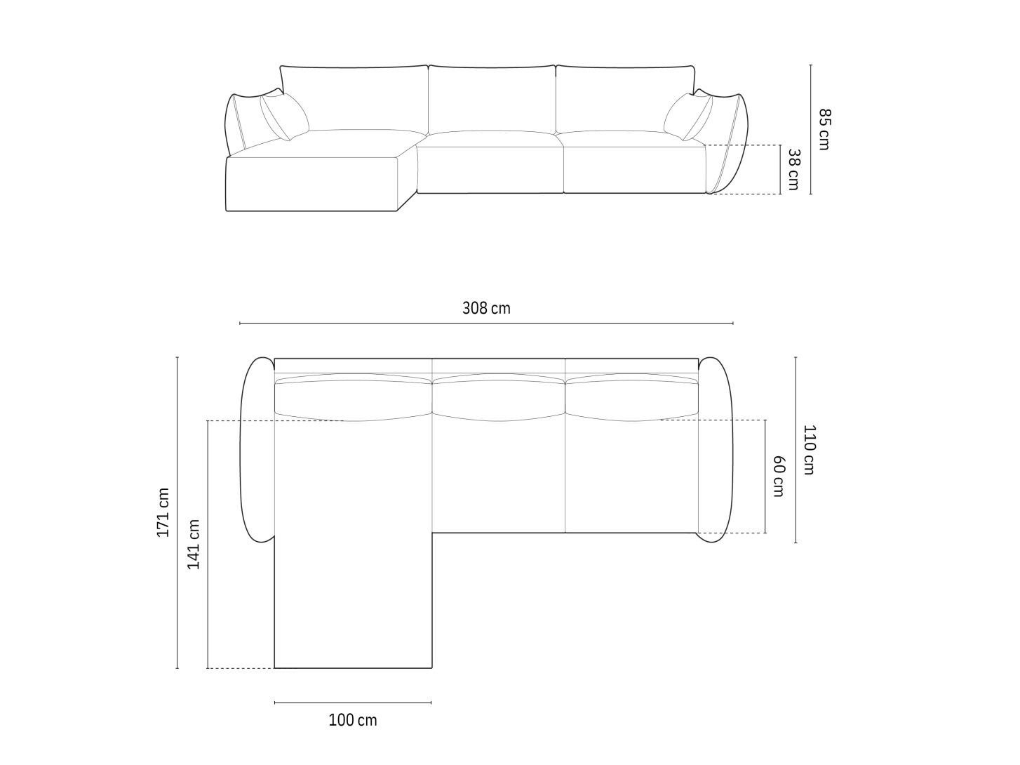 Kutna garnitura Delflou 105 (Over The Horizon 03)