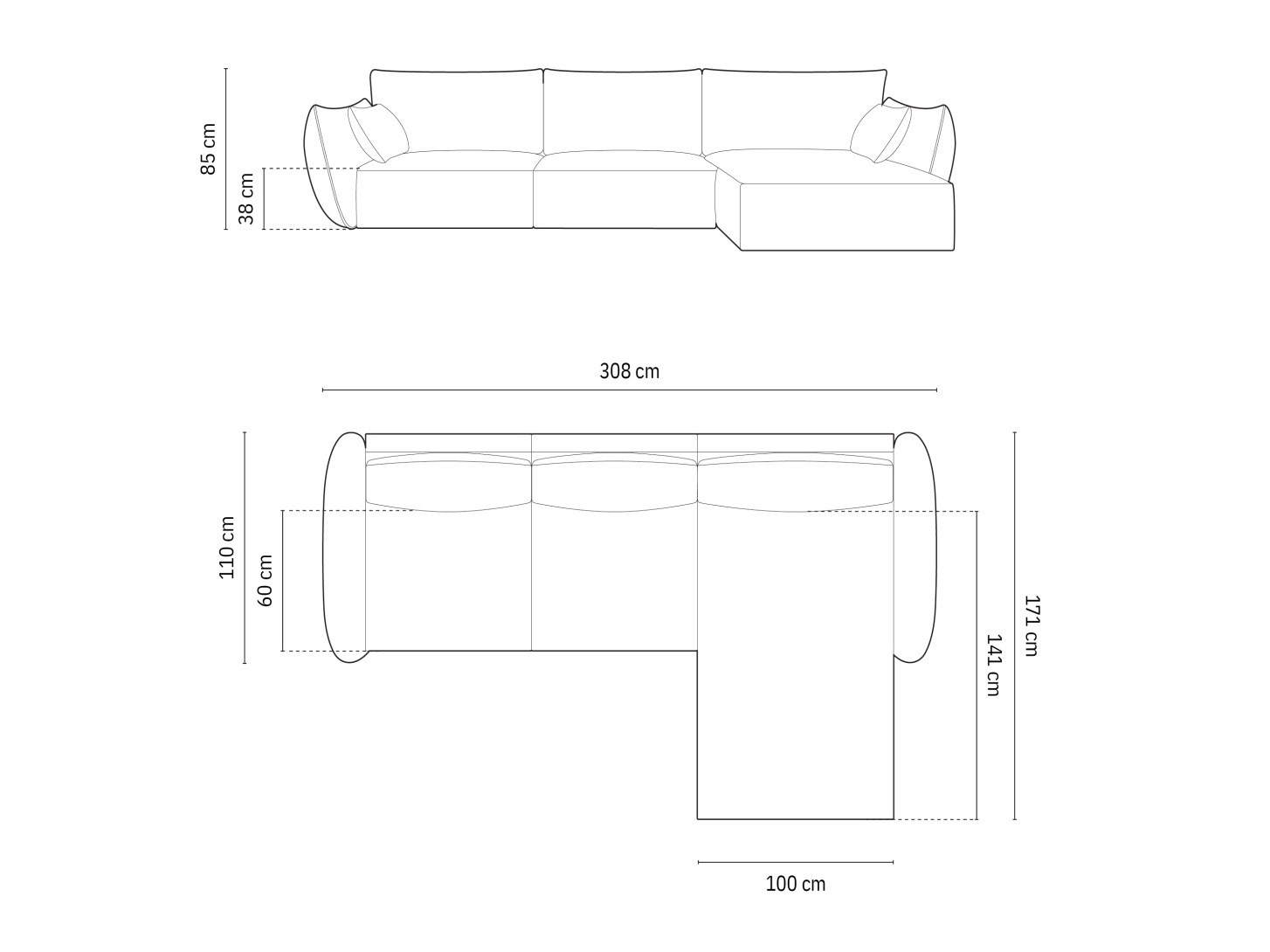 Kutna garnitura Delflou 105 (Over The Horizon 08)