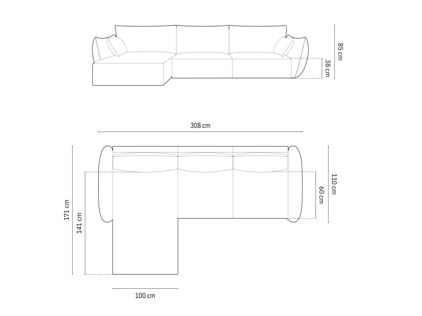 Kutna garnitura Delflou 105 (Over The Horizon 38)