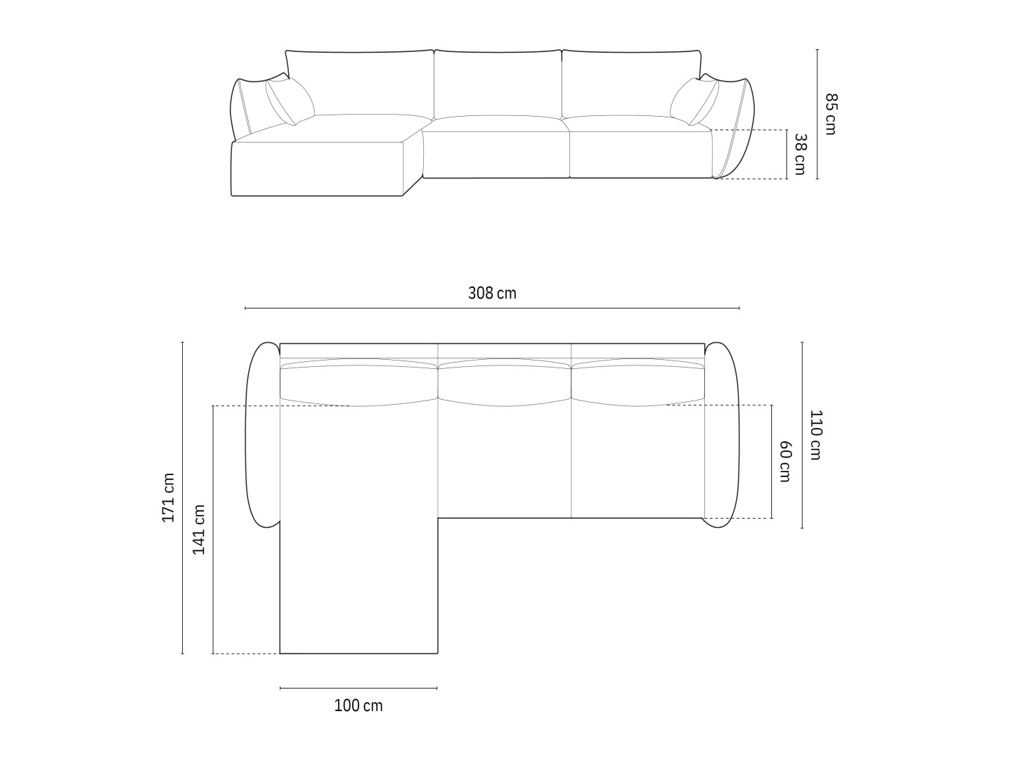 Kutna garnitura Delflou 105 (Over The Horizon 57)