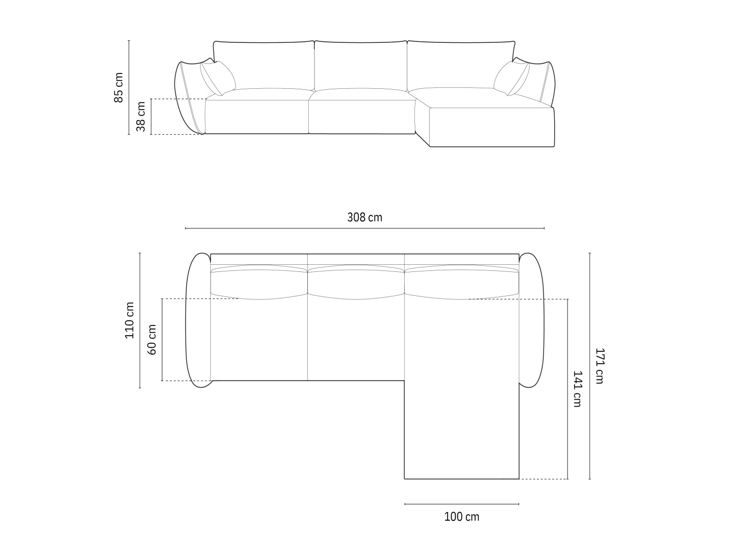 Kutna garnitura Delflou 105 (Over The Horizon 57)