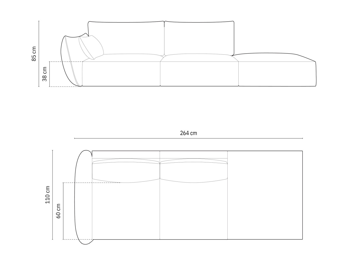 Kauč Delflou 106 (Bluvel 86)