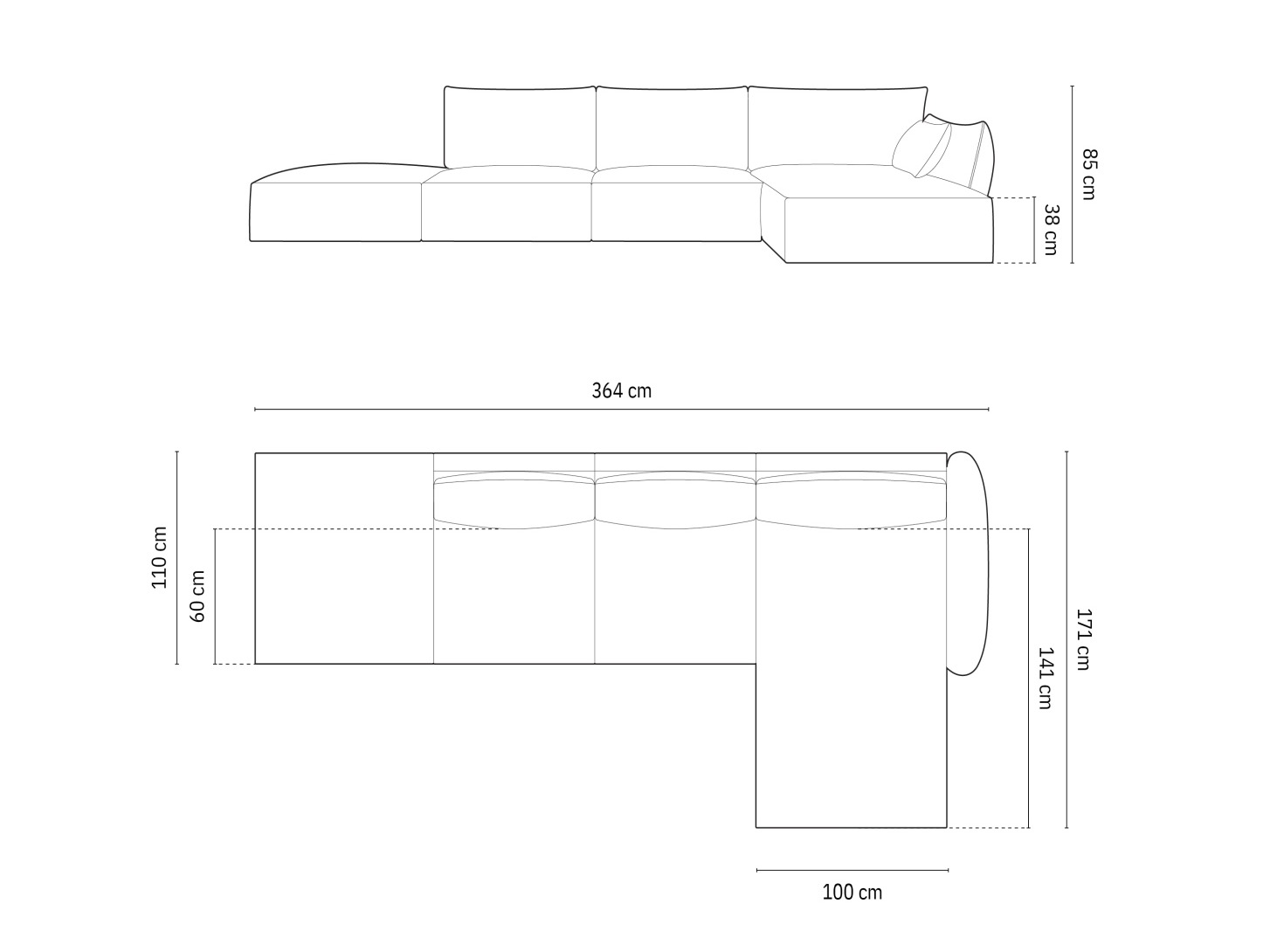 Kutna garnitura Belenoe 107 (Bluvel 22)