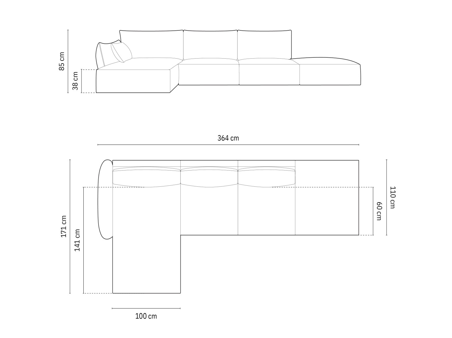 Kutna garnitura Delflou 107 (Bluvel 22)