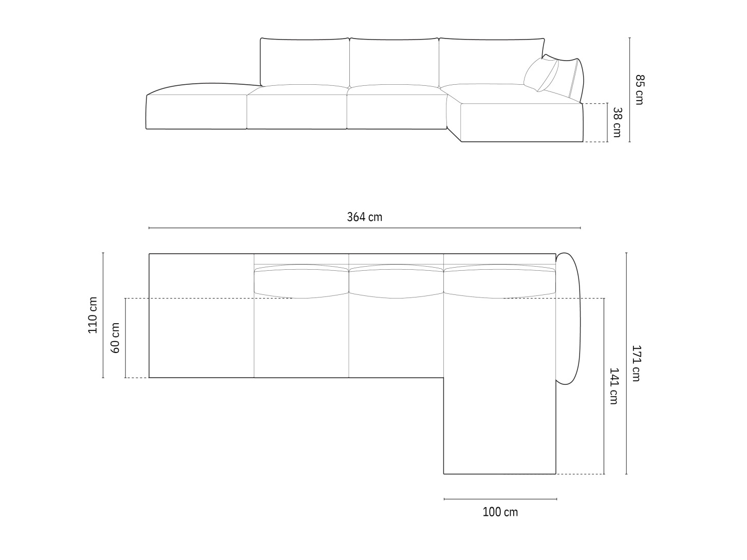 Kutna garnitura Delflou 107 (Bluvel 68)