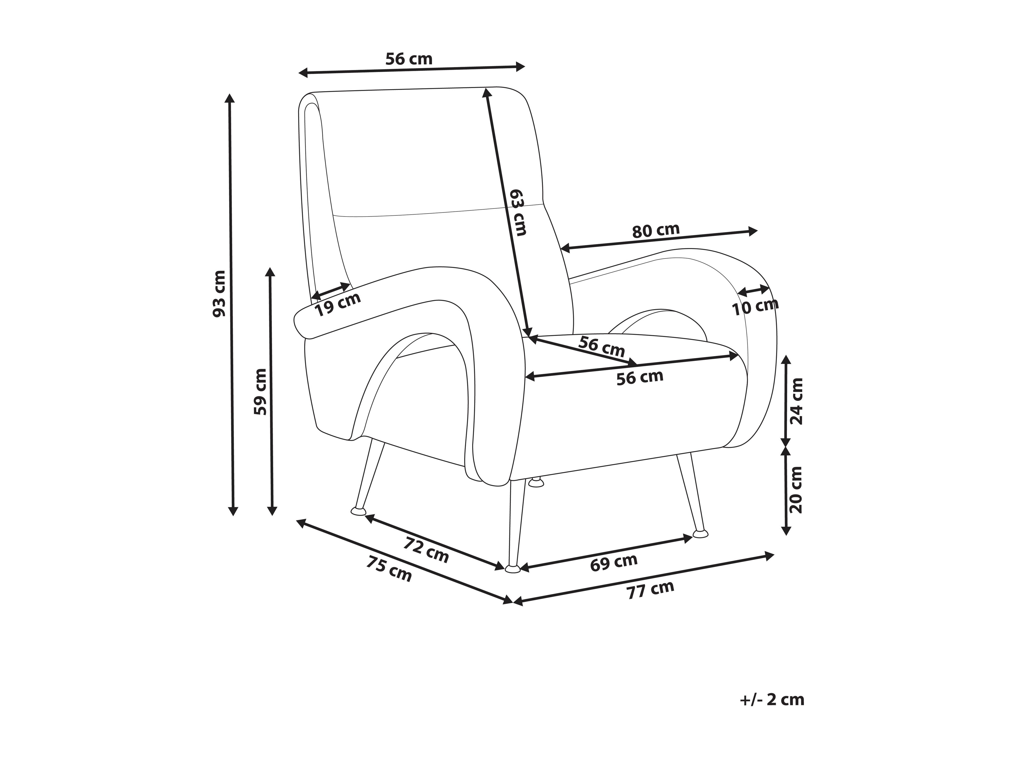 Fotelja Berwyn 1349 (Svijetlo mint zelena)
