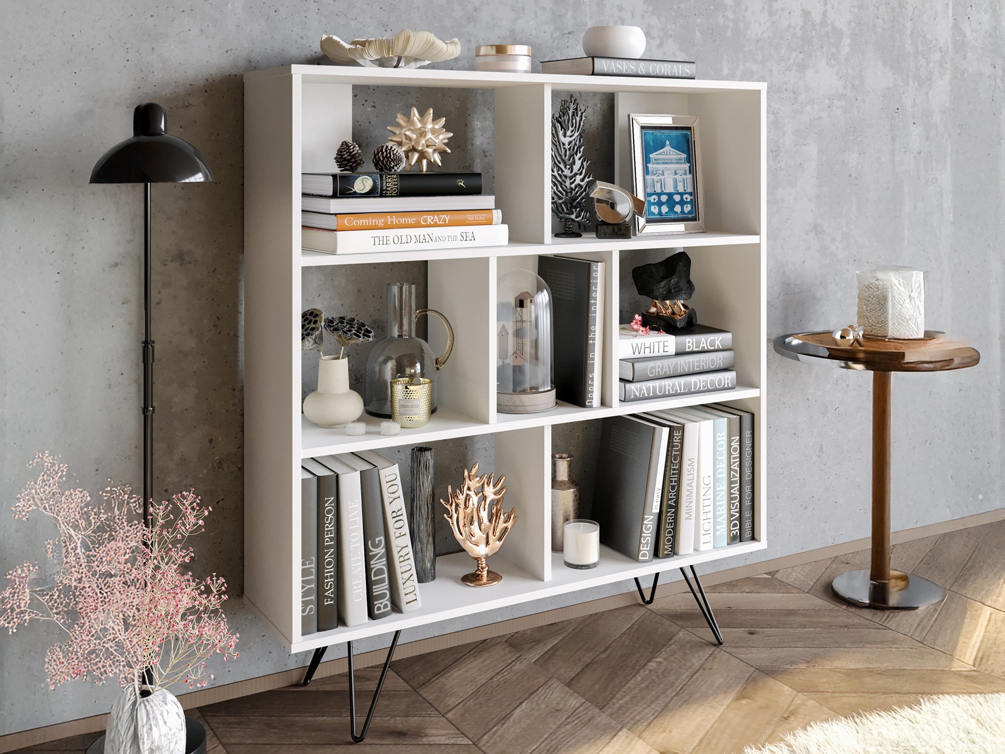 Polica Asheboro 187 (Bijela)