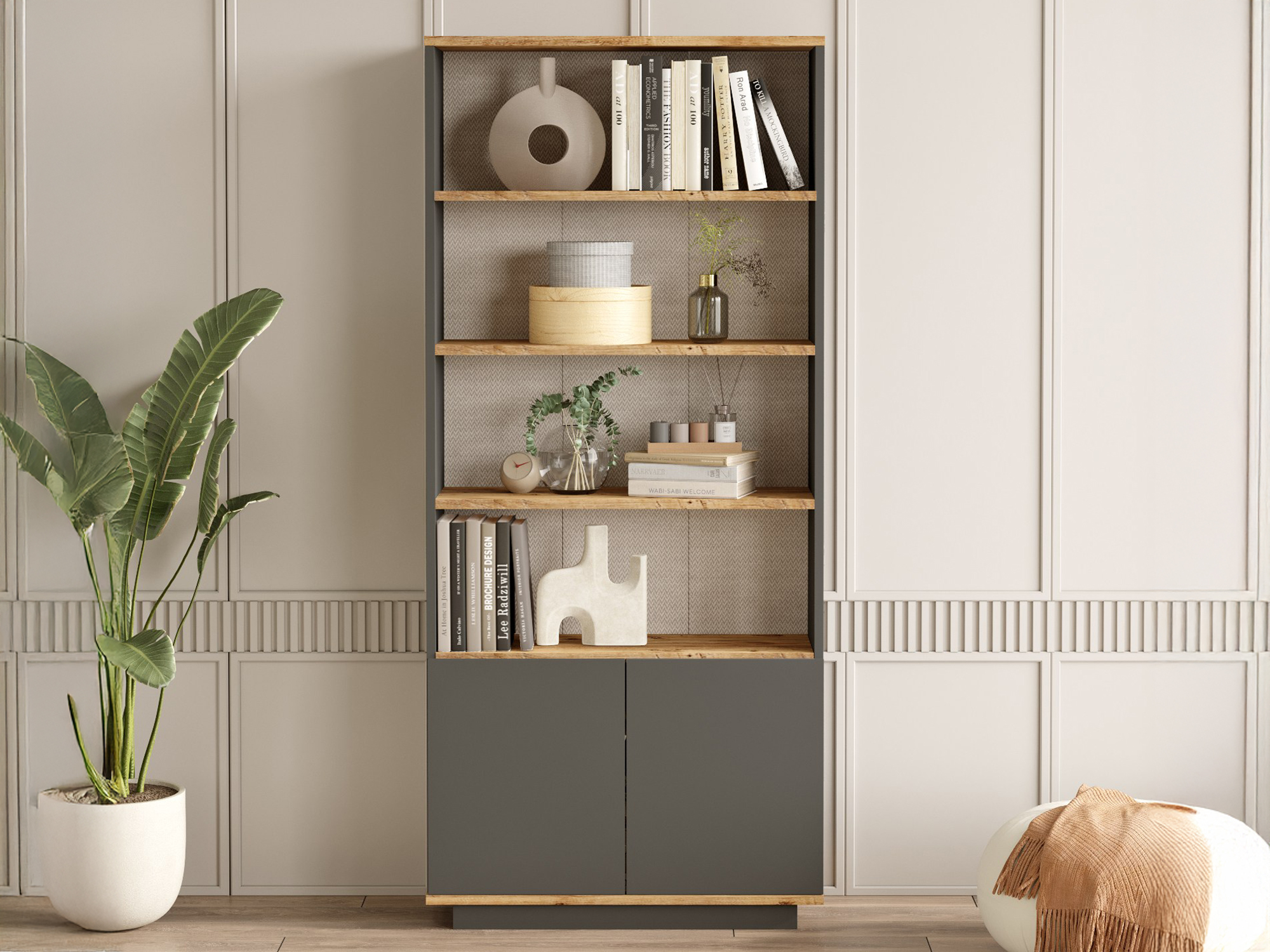 Polica Kailua 2659 (Antracit + Bor)