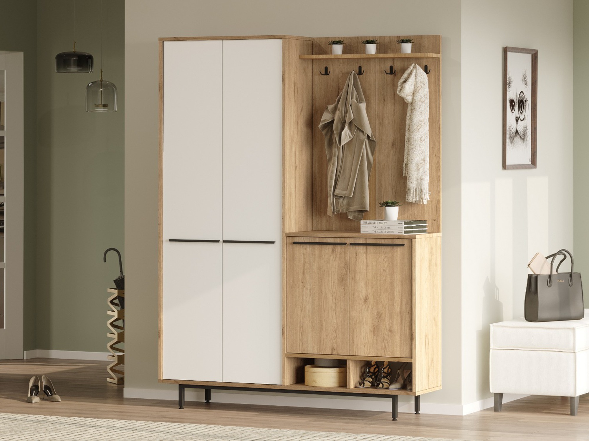 Set za hodnik Asheboro 186