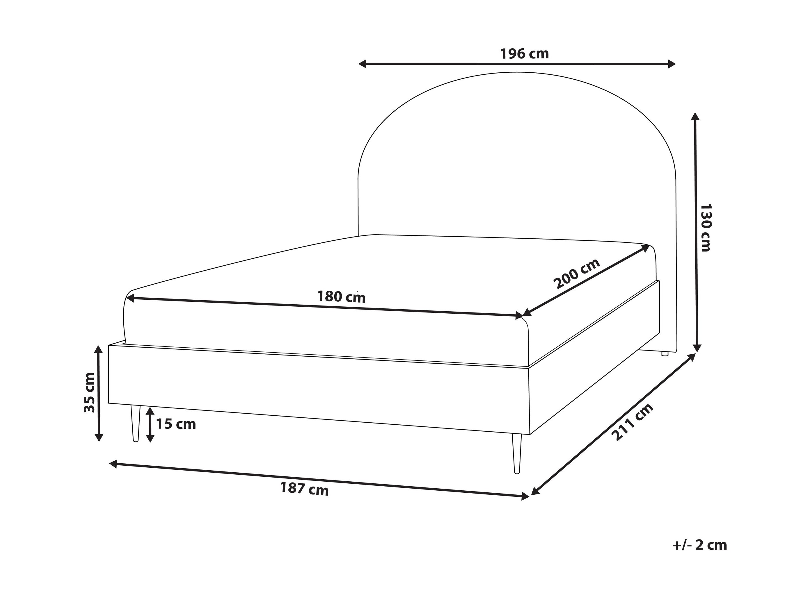 Krevet Berwyn 591 (Bež)