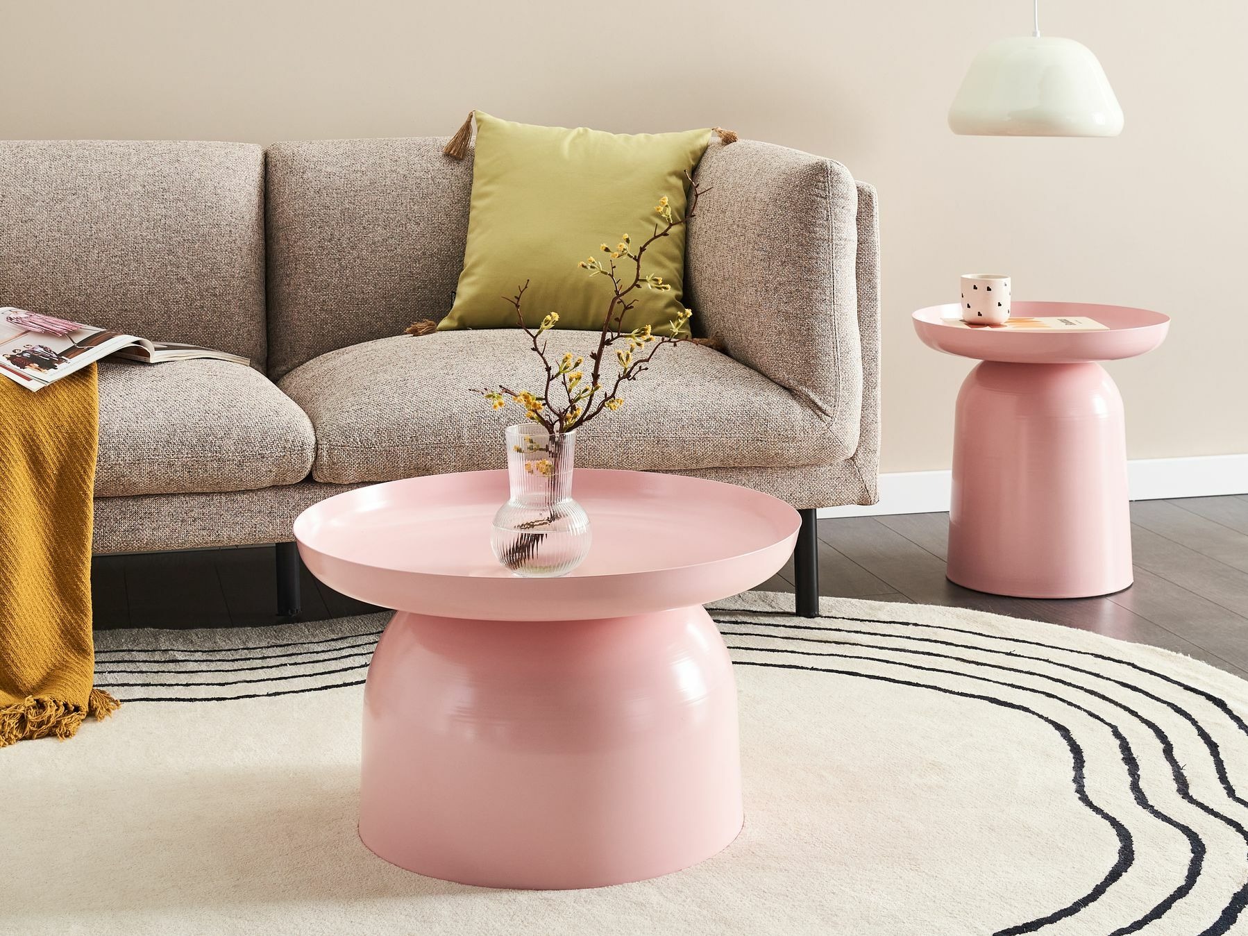 Stolić za kavu Berwyn 2820 (Ružičasta)