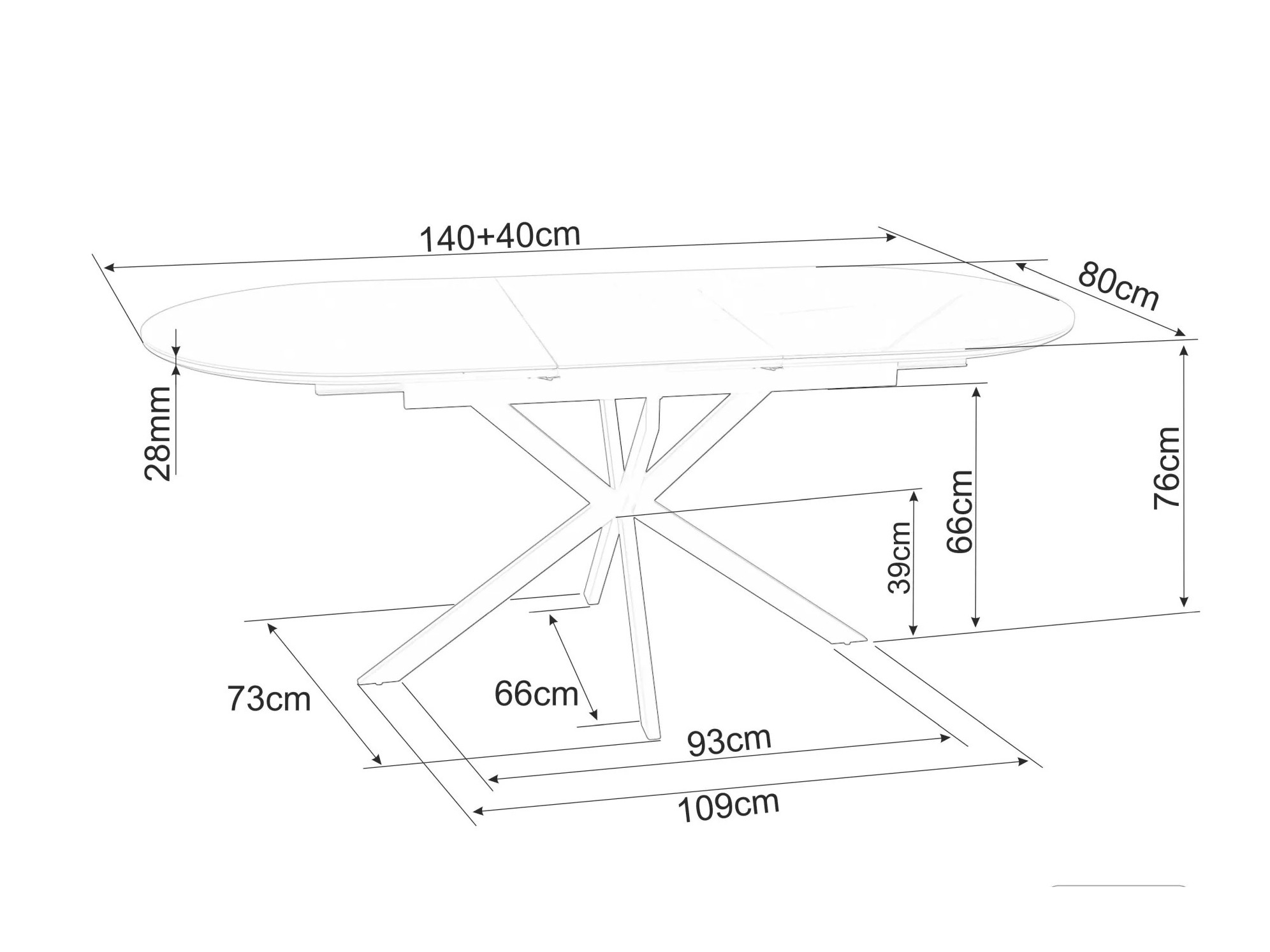 Stol Detroit 862 (Sivi mramor)
