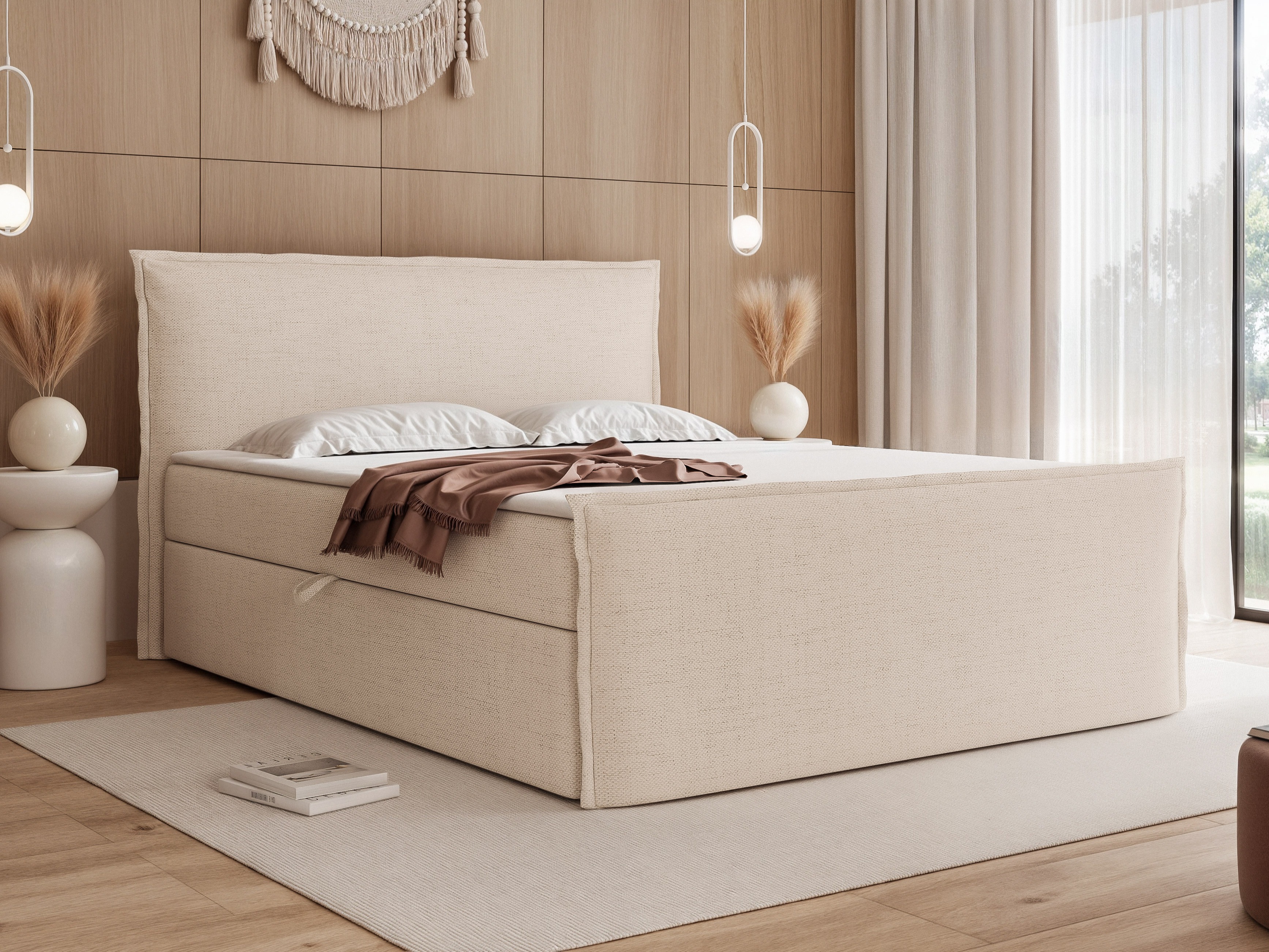 Boxspring krevet Martinez 122 (Moly 03)