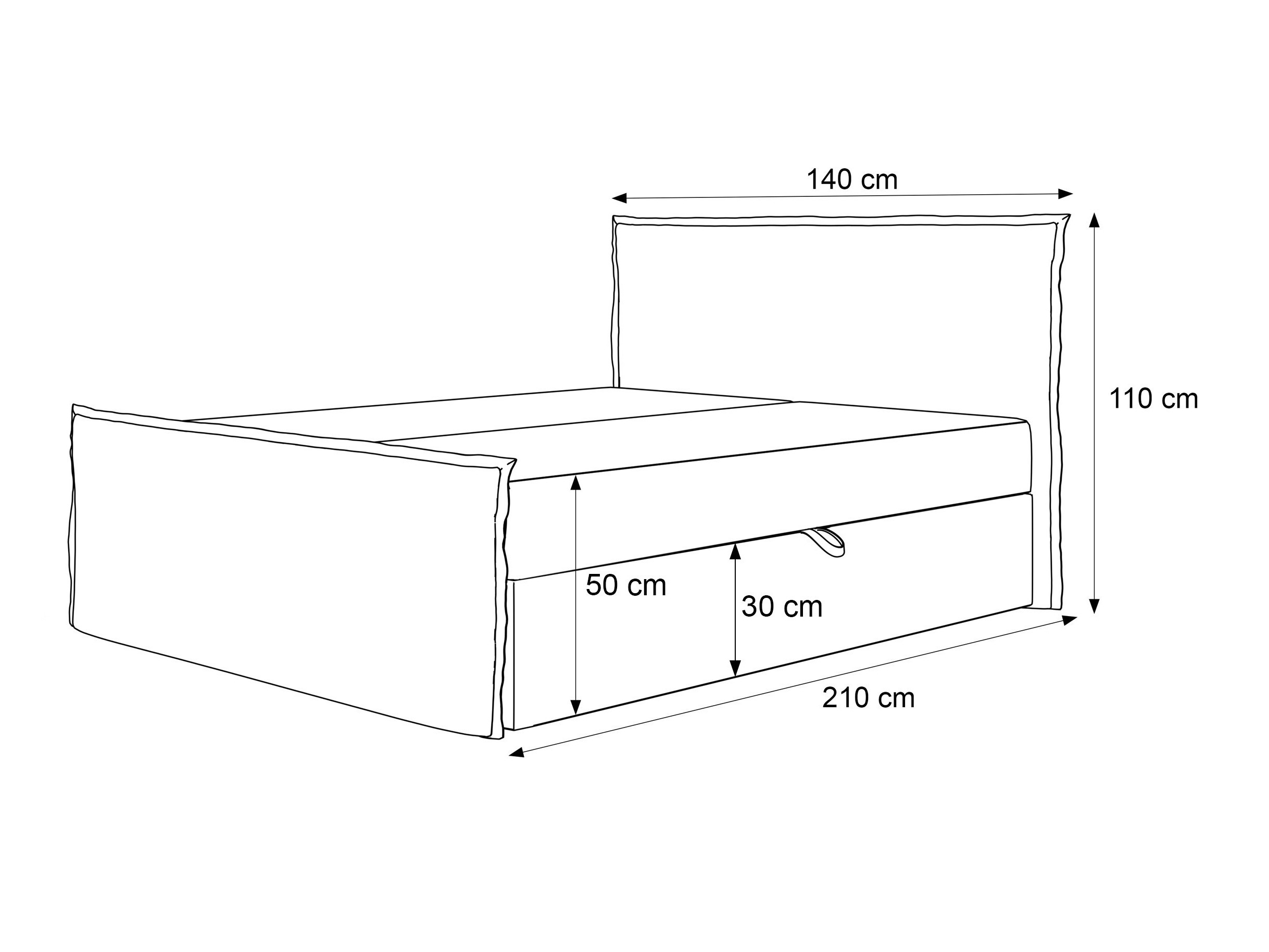 Boxspring krevet Martinez 122 (Moly 70)