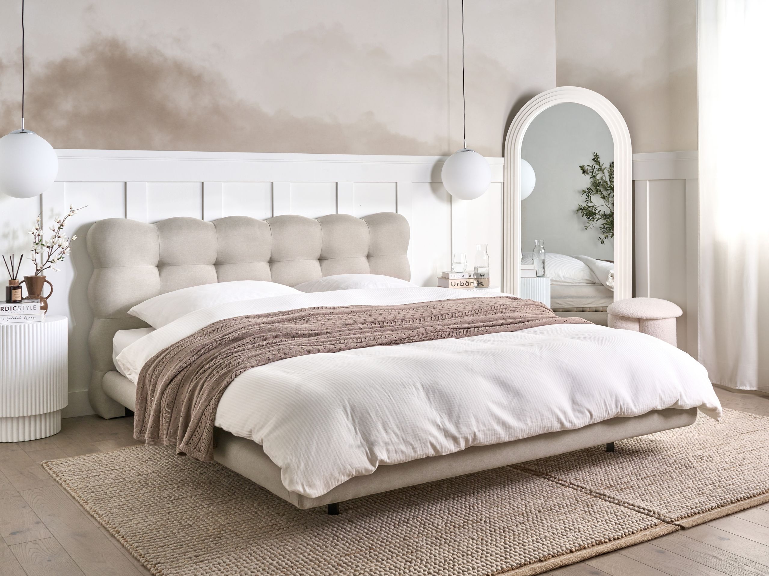 Krevet Berwyn 2828 (Bež)