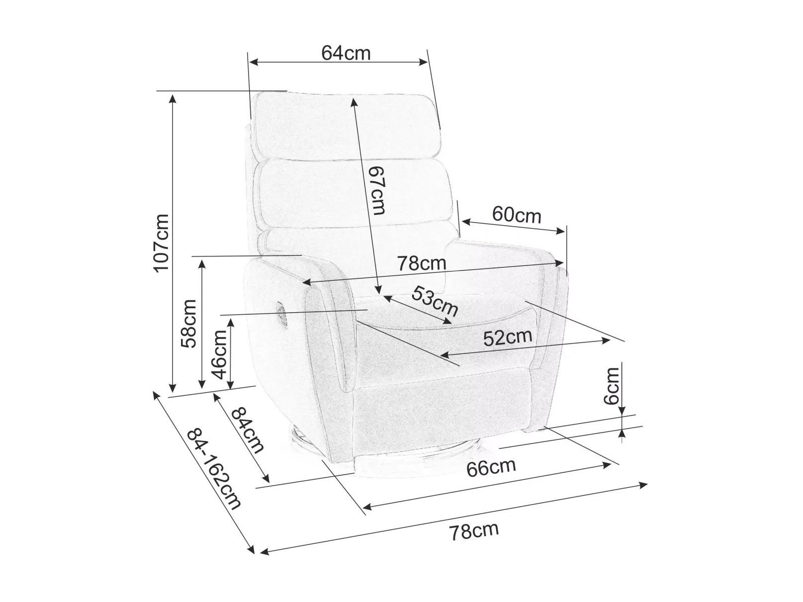 Podesiva fotelja Detroit 877 (Bež)