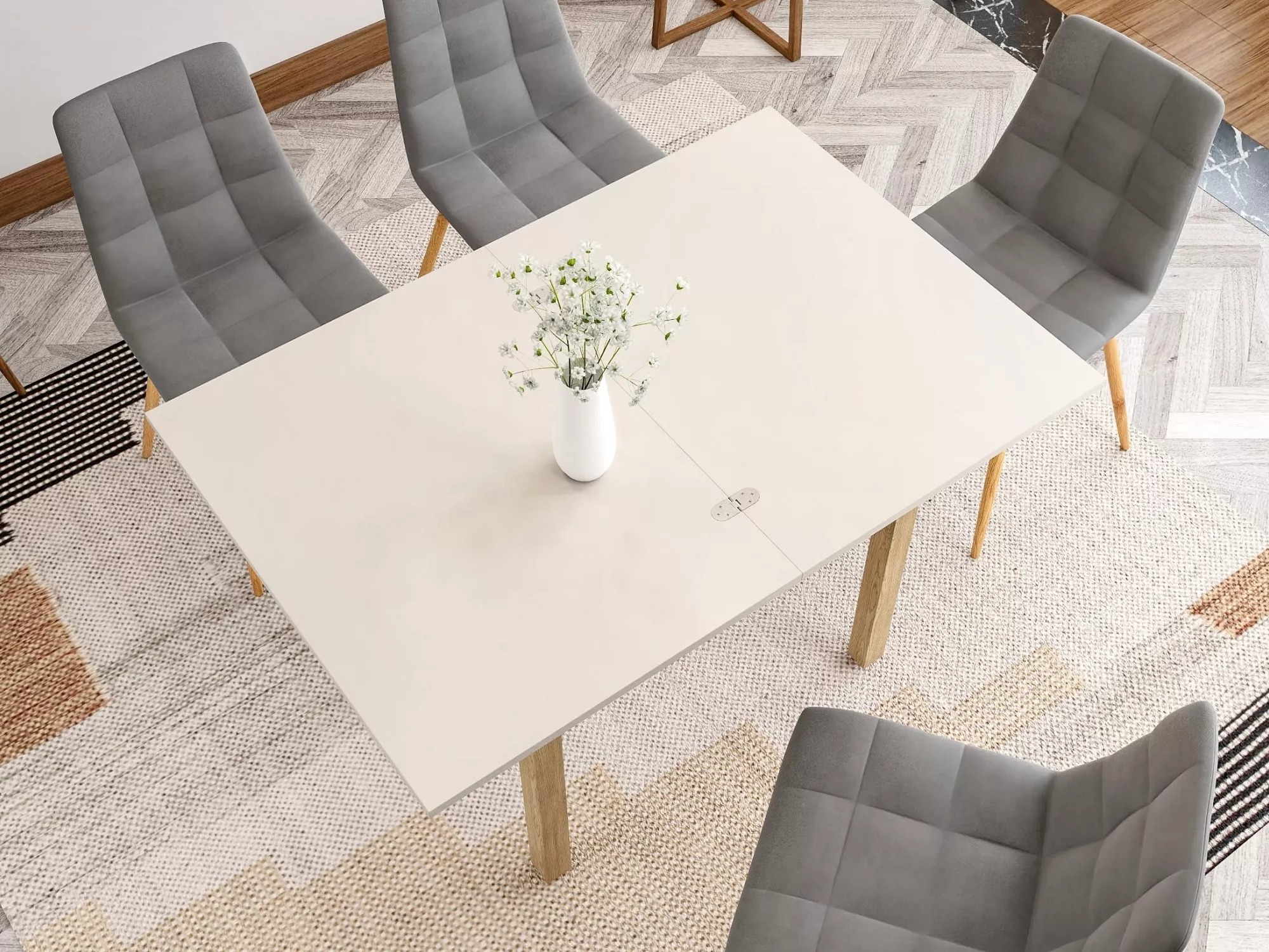 Stol Detroit 888 (Kašmir + Hrast)