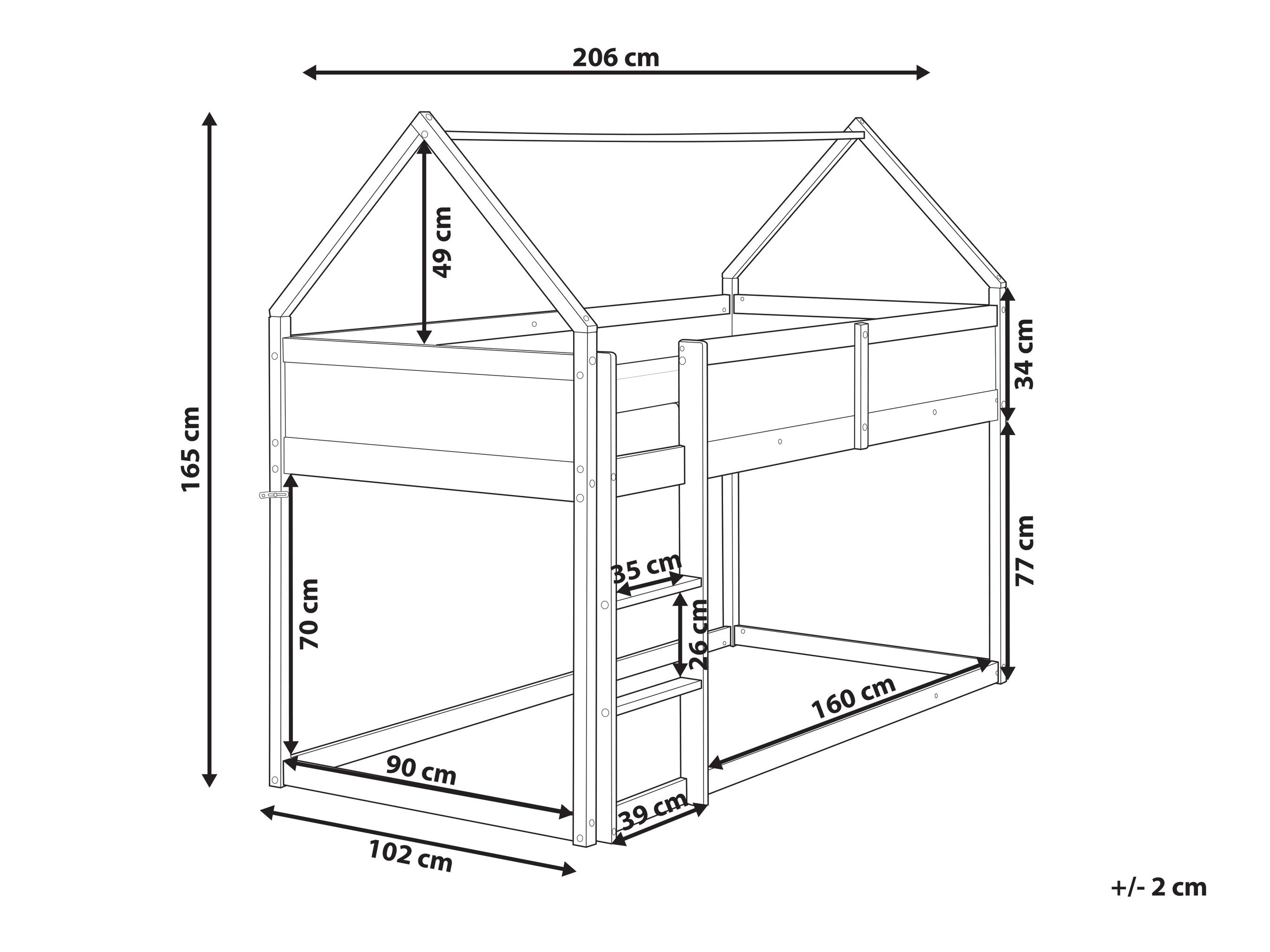 Krevet na platformi Berwyn 2830 (Siva)