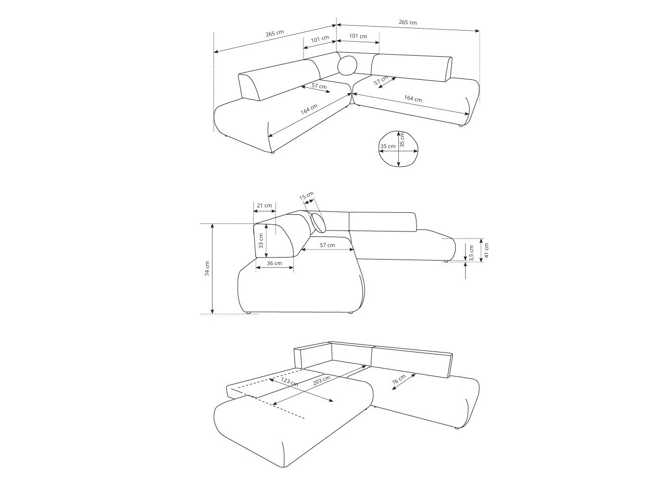 Kutna garnitura Kingston 186 (Vinci 07)