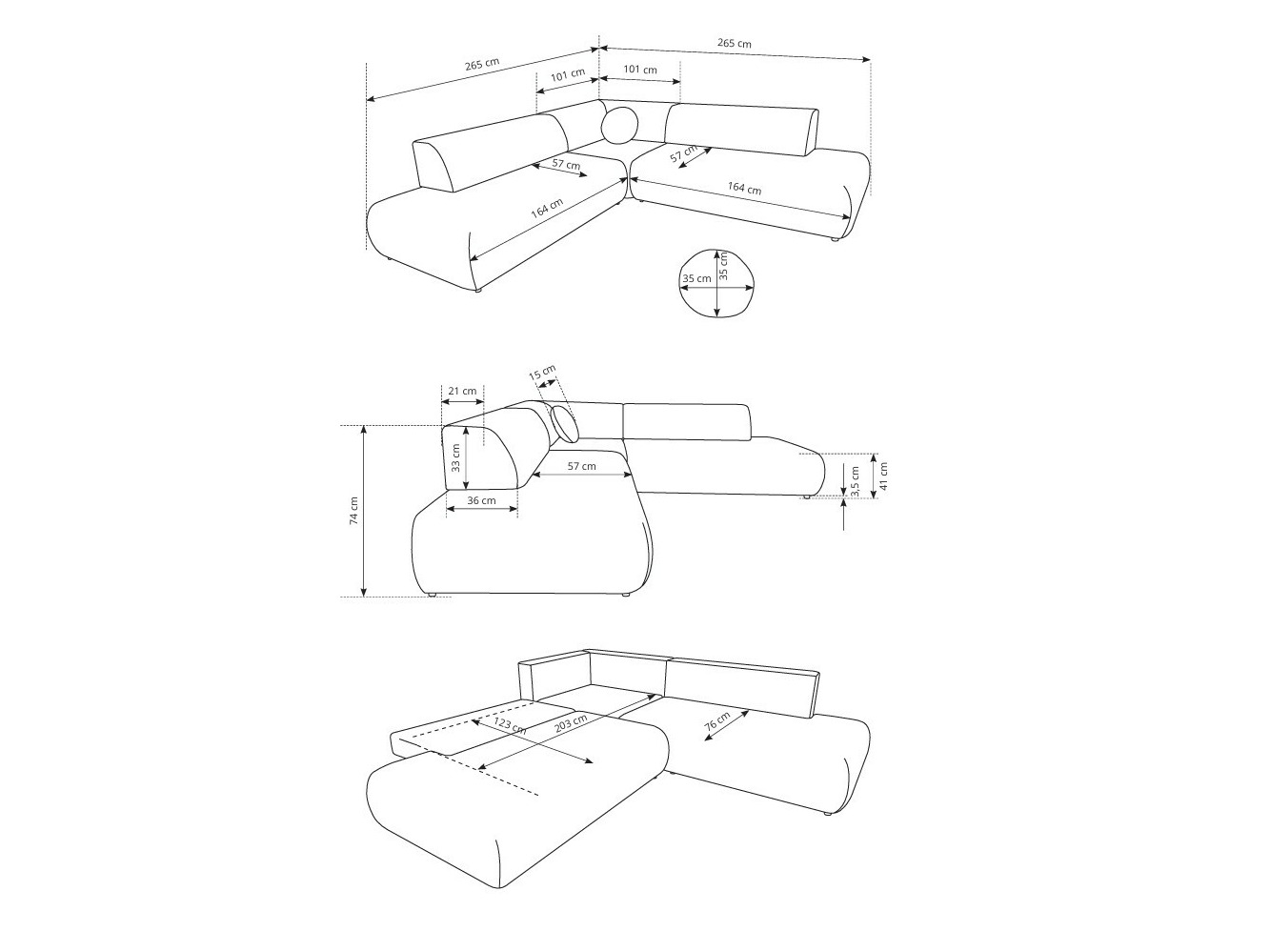 Kutna garnitura Kingston 186 (Vinci 75)