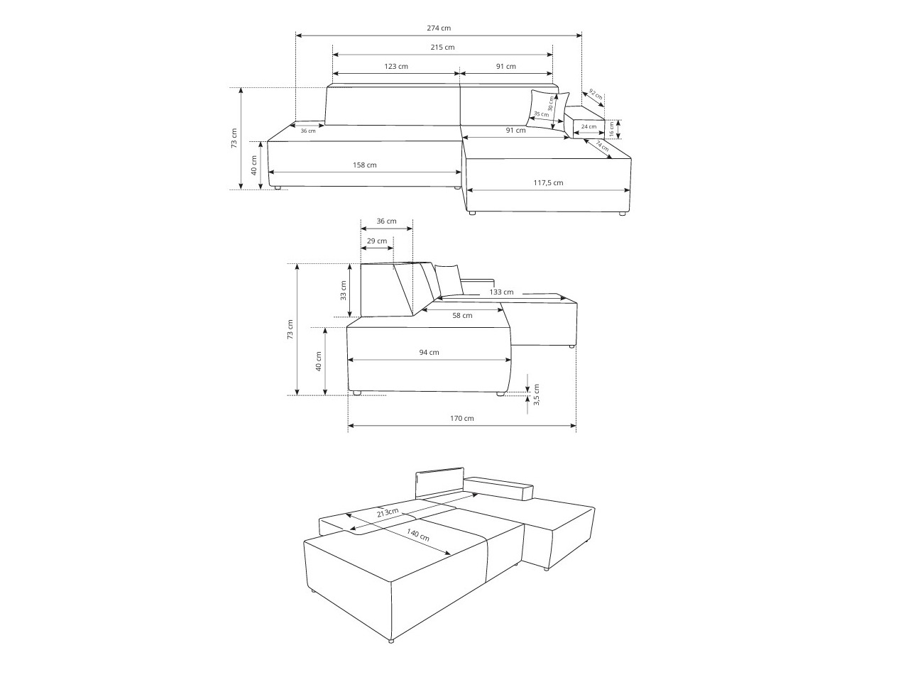 Kutna garnitura Kingston 187 (Tilia 85)
