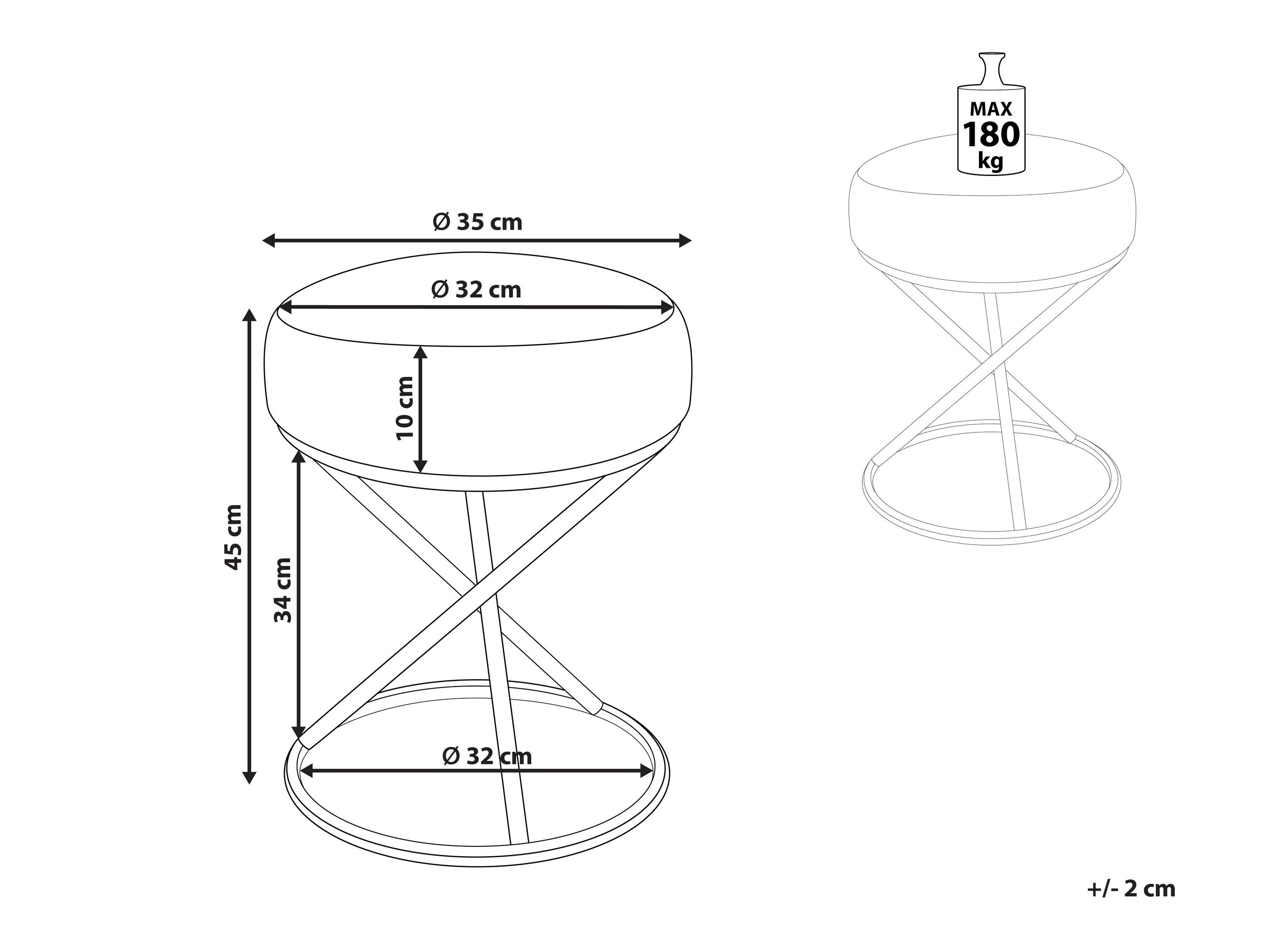 Stolac Berwyn 2839 (Bijela)