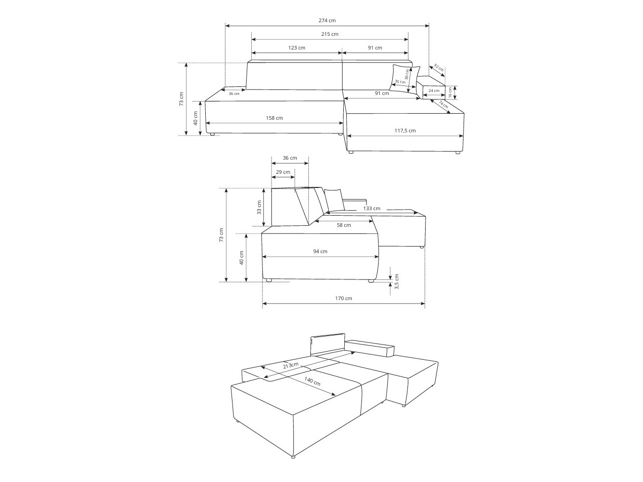 Kutna garnitura Kingston 187 (Dunbar 65)