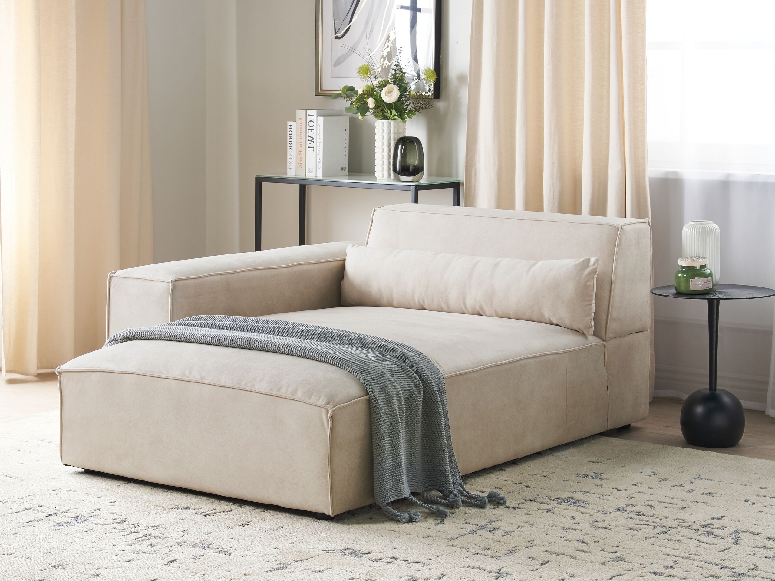 Ležaj Tivsora 101 (Svijetlo bež)