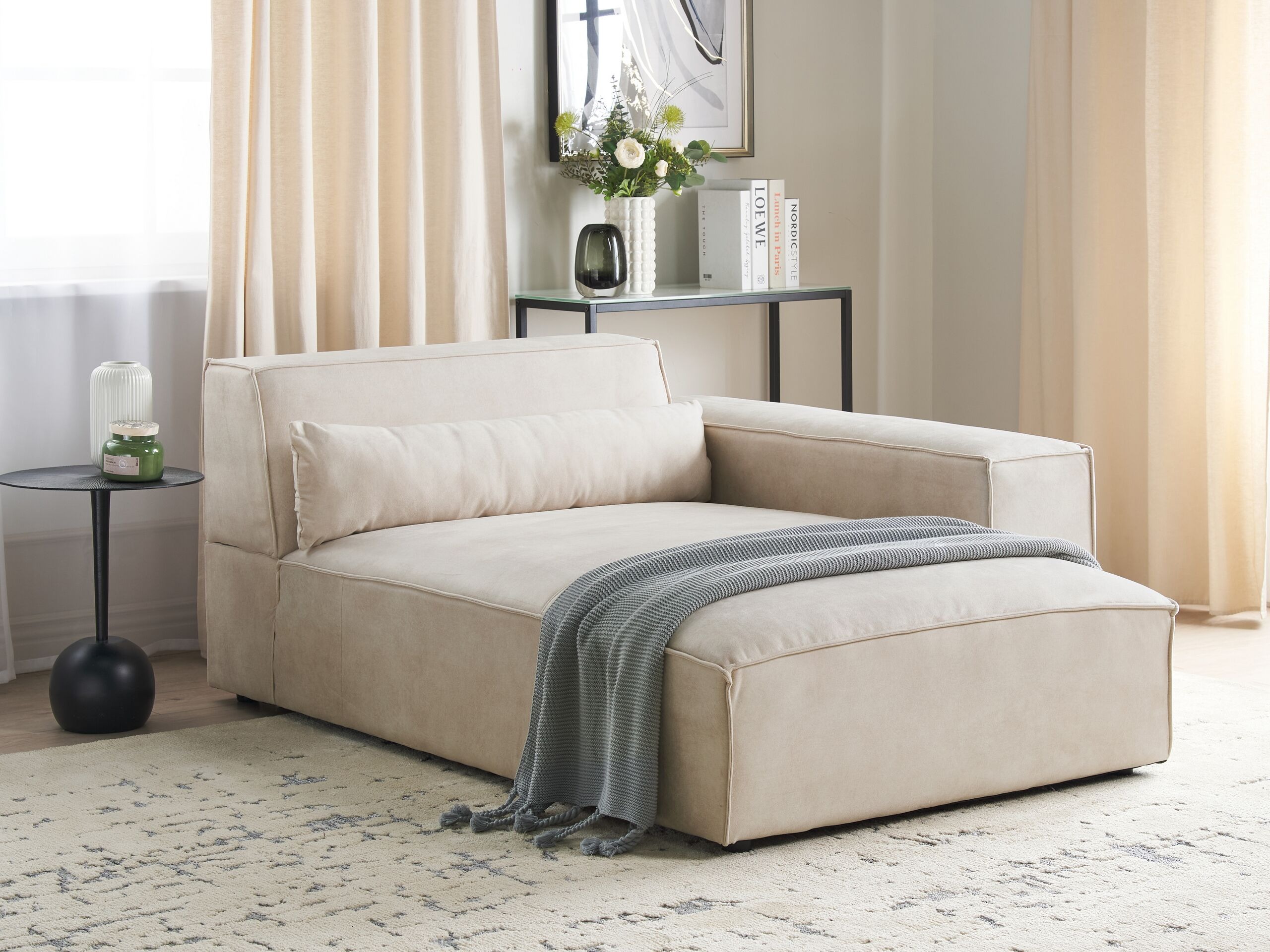 Ležaj Tivsora 101 (Svijetlo bež)