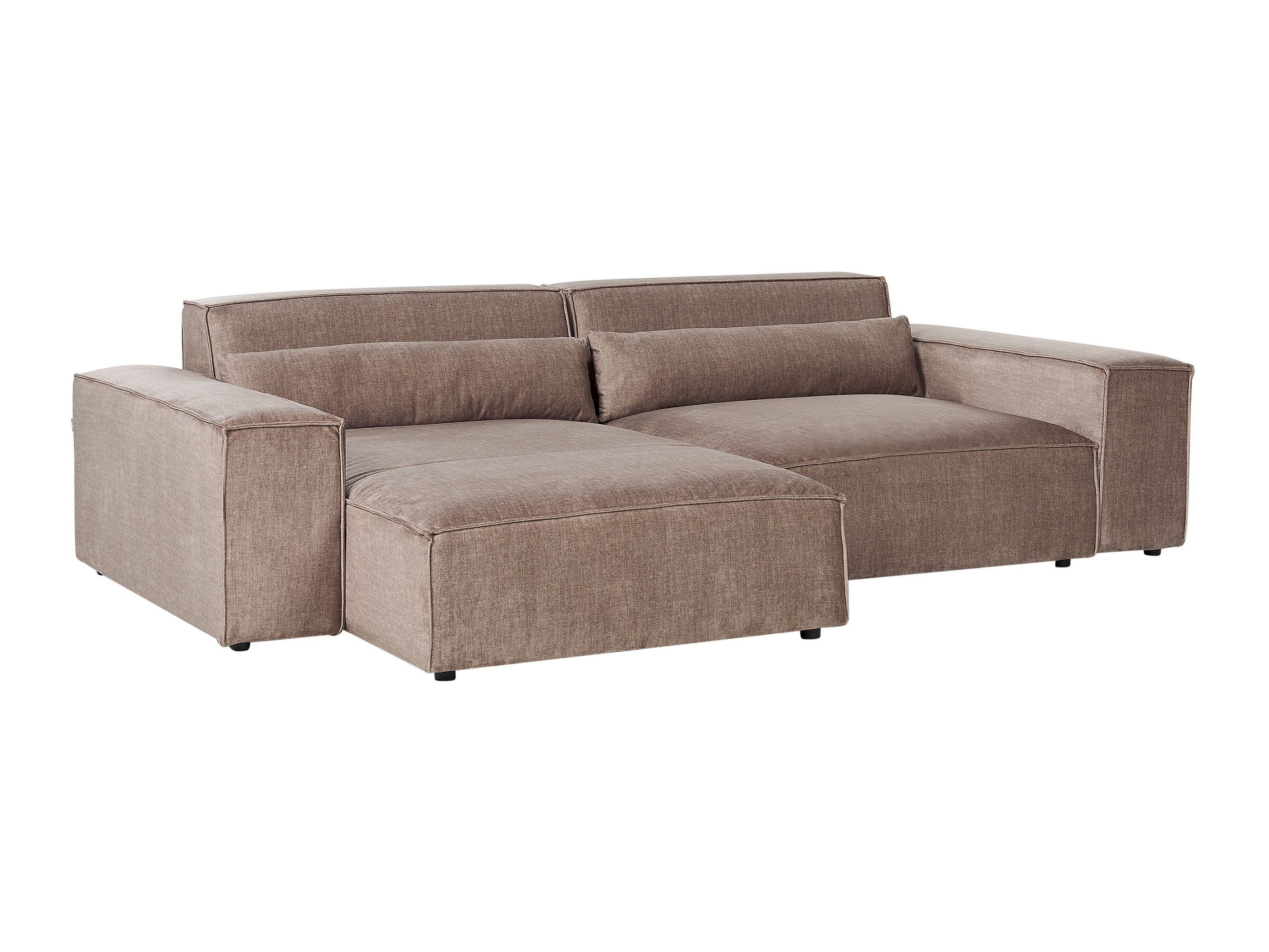 Modularna kutna garnitura Tivsora 100 (Svijetlo smeđa)