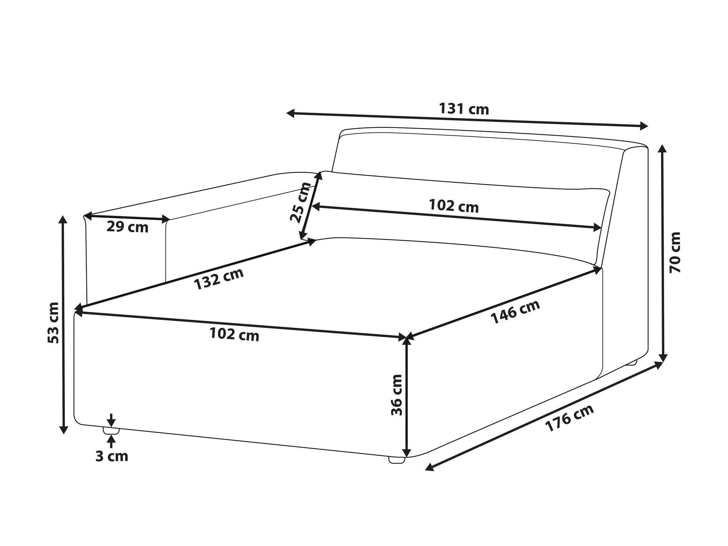 Modularne sjedeće garniture Tivsora 101 (Svijetlo bež)