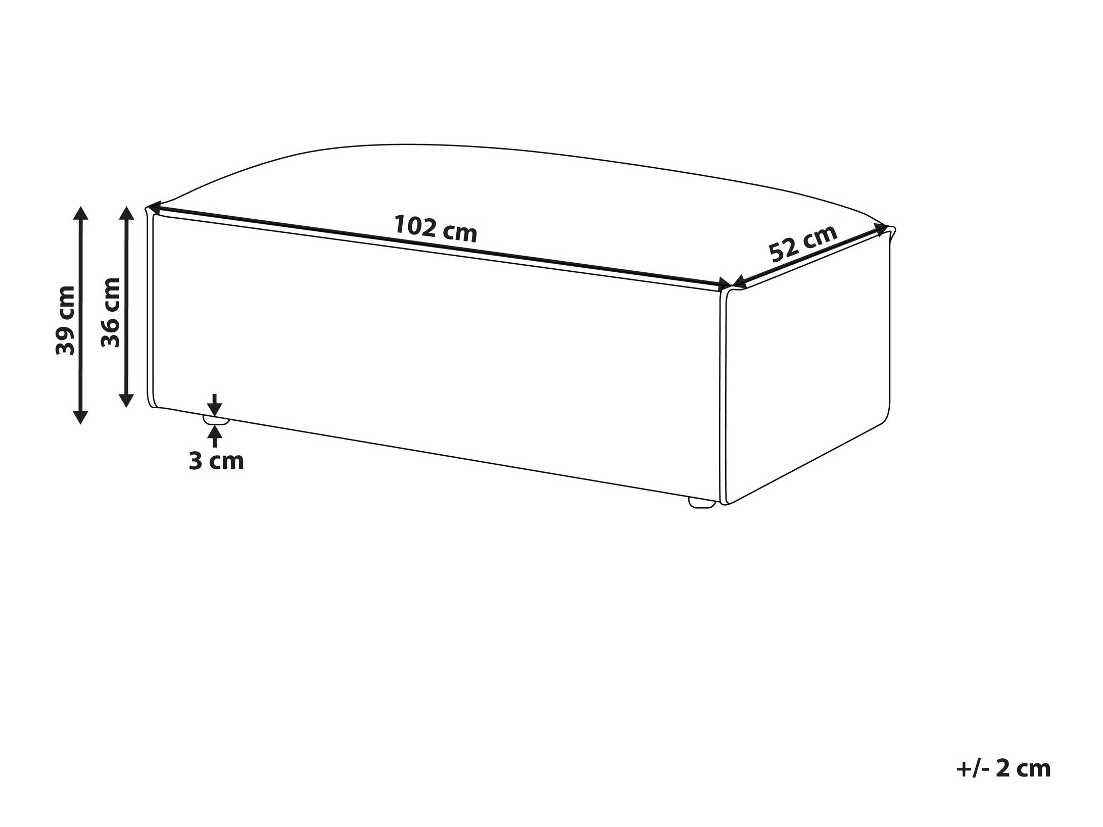 Tabure Berwyn 2841 (Bijela)
